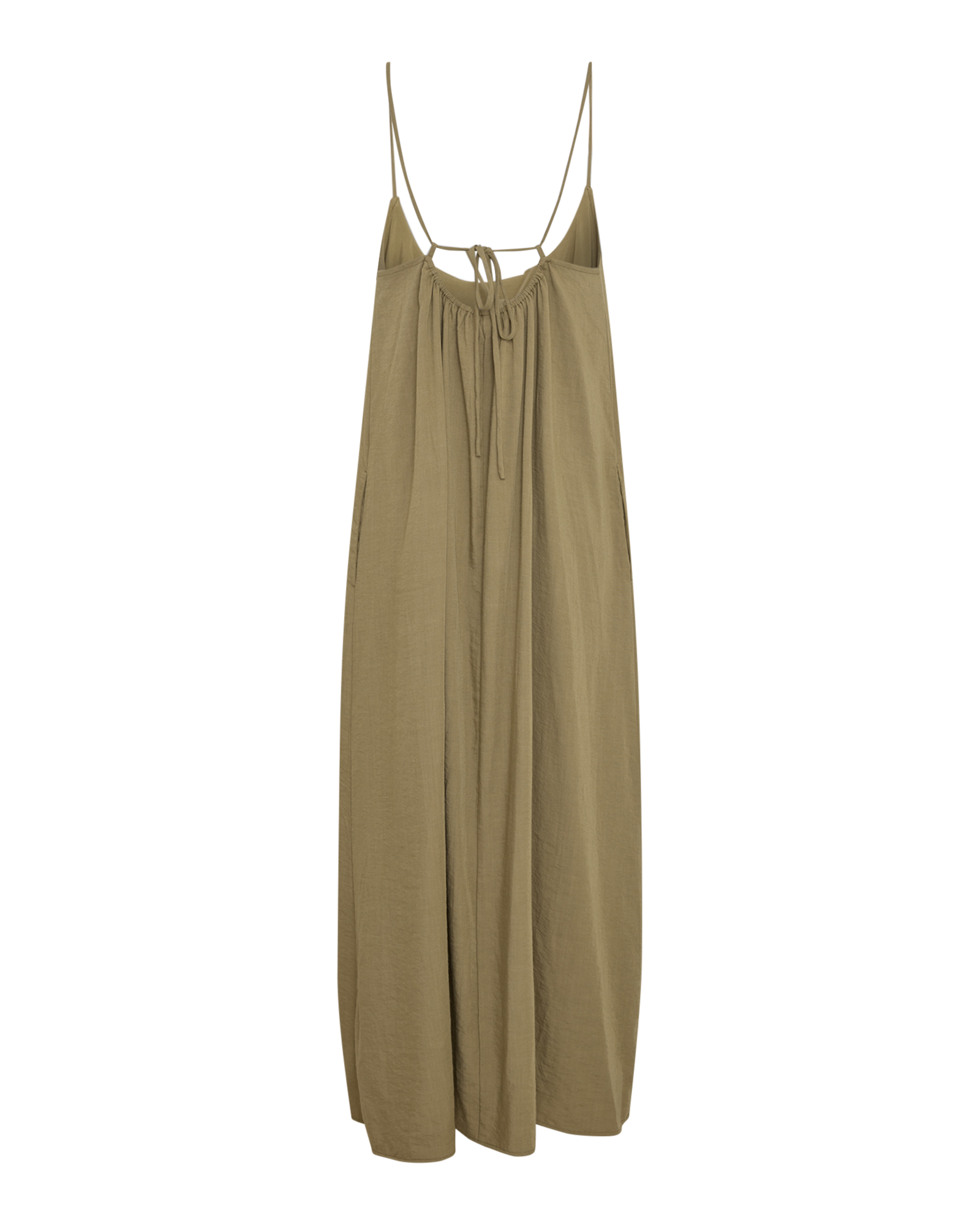 MSCHLilia Daria Strap Dress – DRIED HERB, back