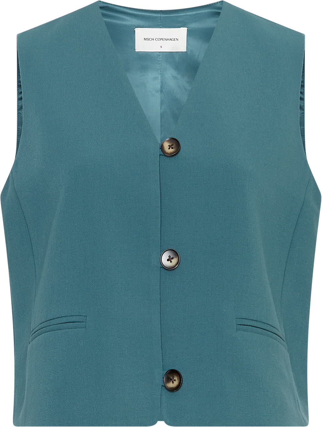 MSCHRosina Michelle Short Waistcoat – Balsam, front