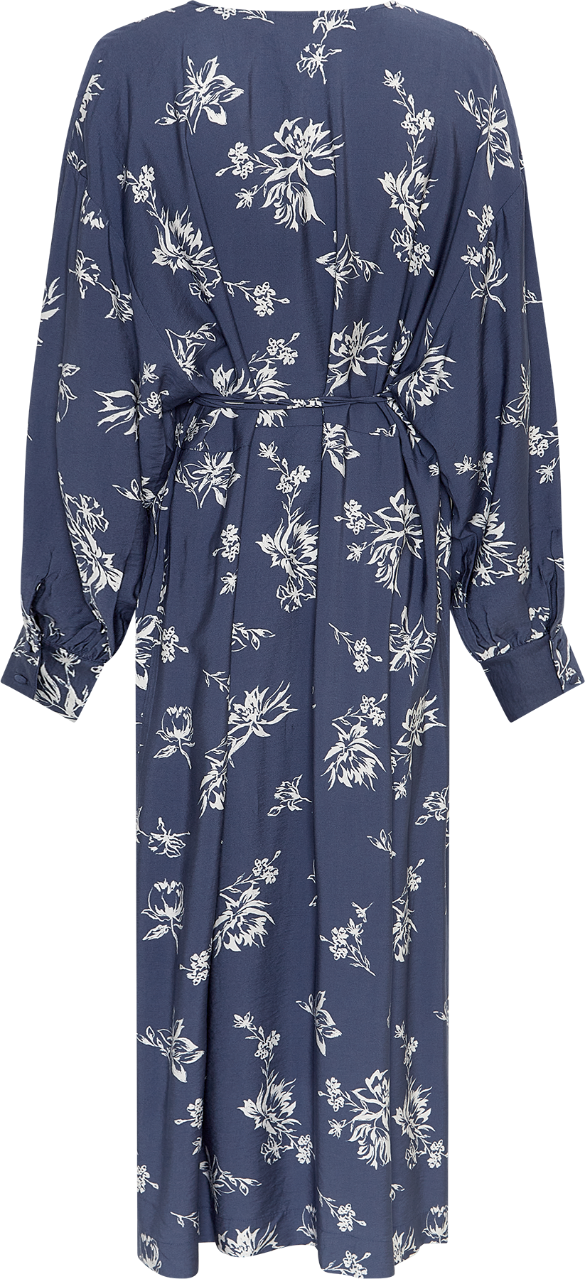MSCHAndena Amabella Dress AOP – Vintage Indigo Flower, back