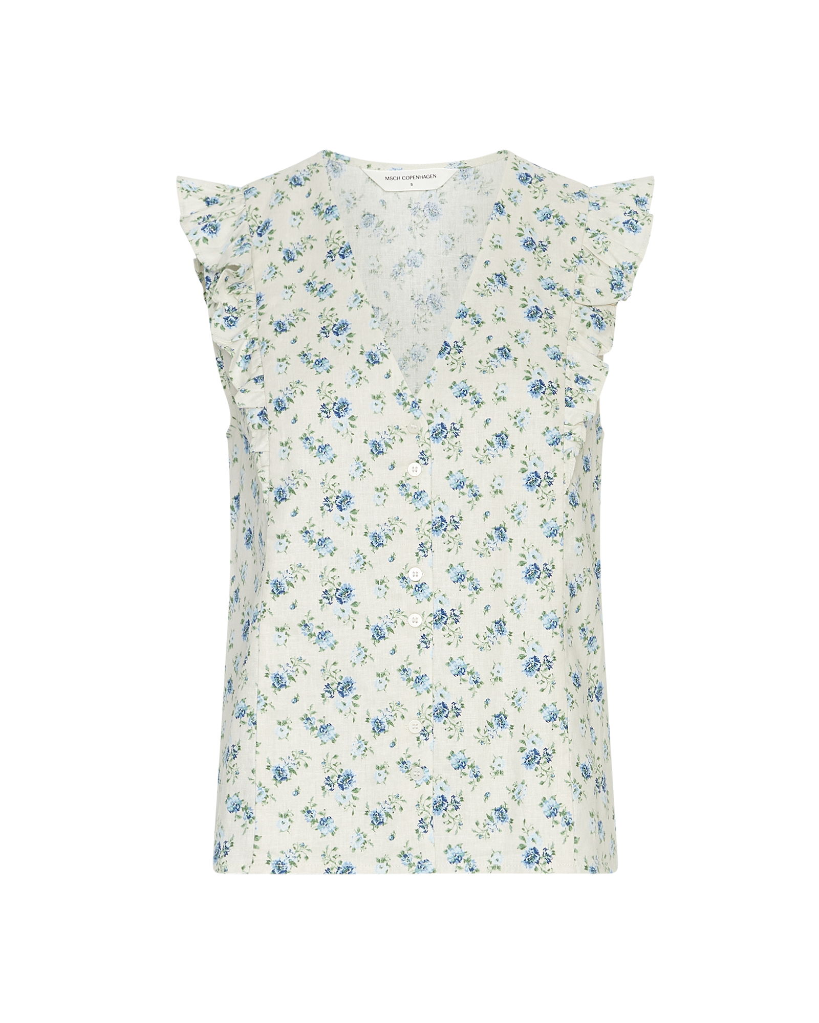 MSCHSolfried SS Top AOP – Marina Flower, front