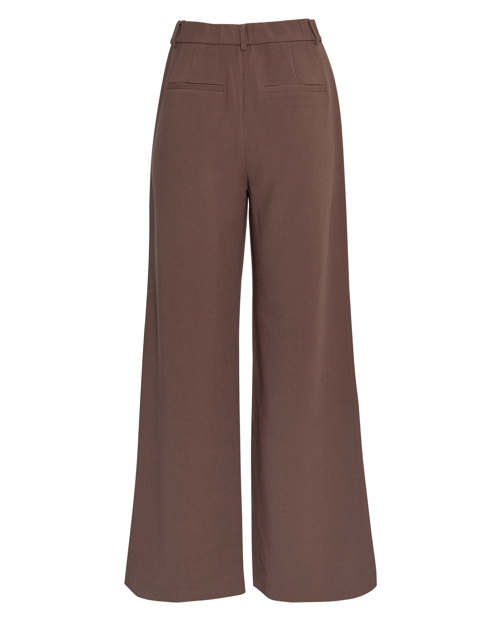 MSCHMacy Michelle HW Wide Pants REGULAR – Hot Fudge, back
