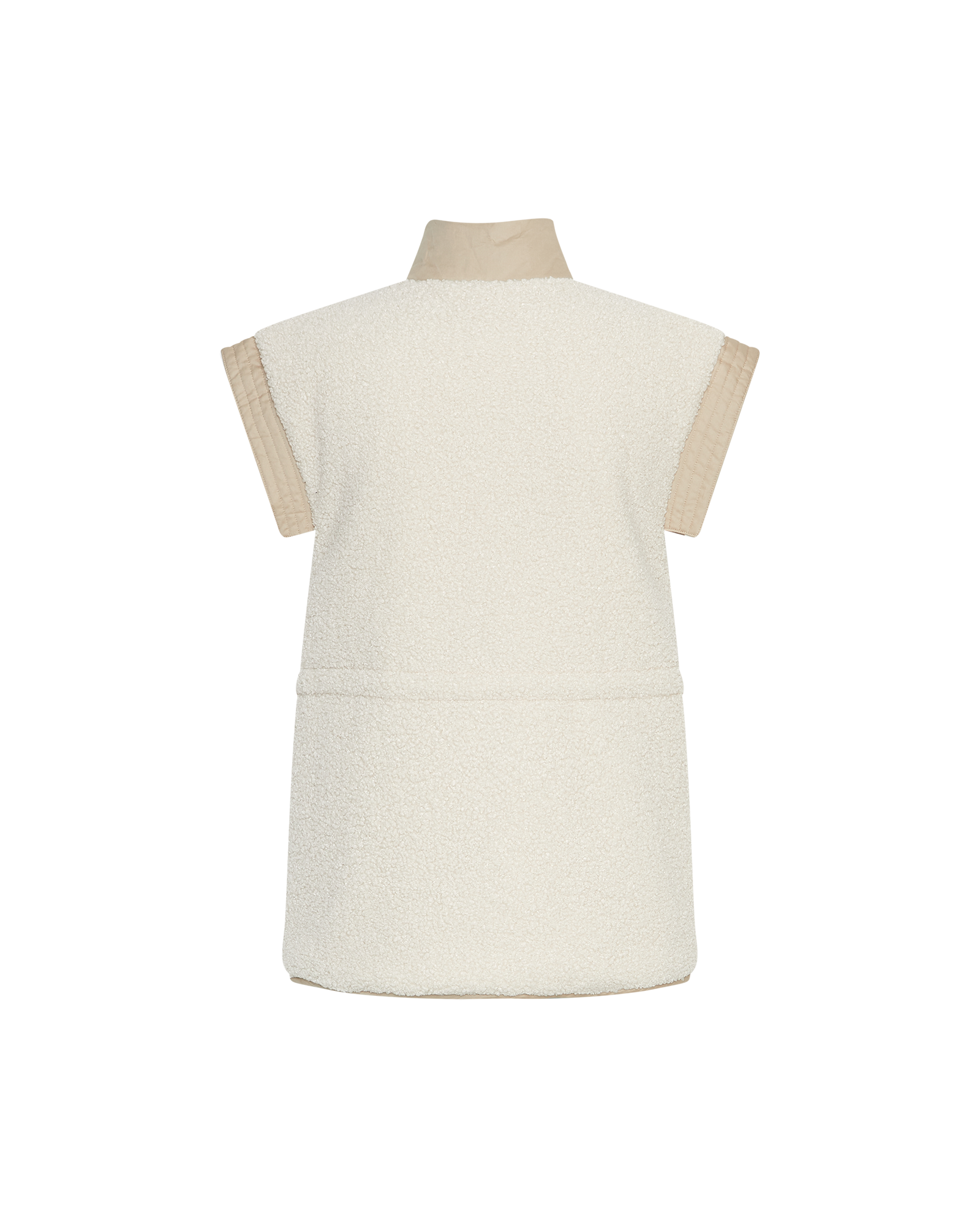 MSCHLatha Vest – Fog / Safari, back
