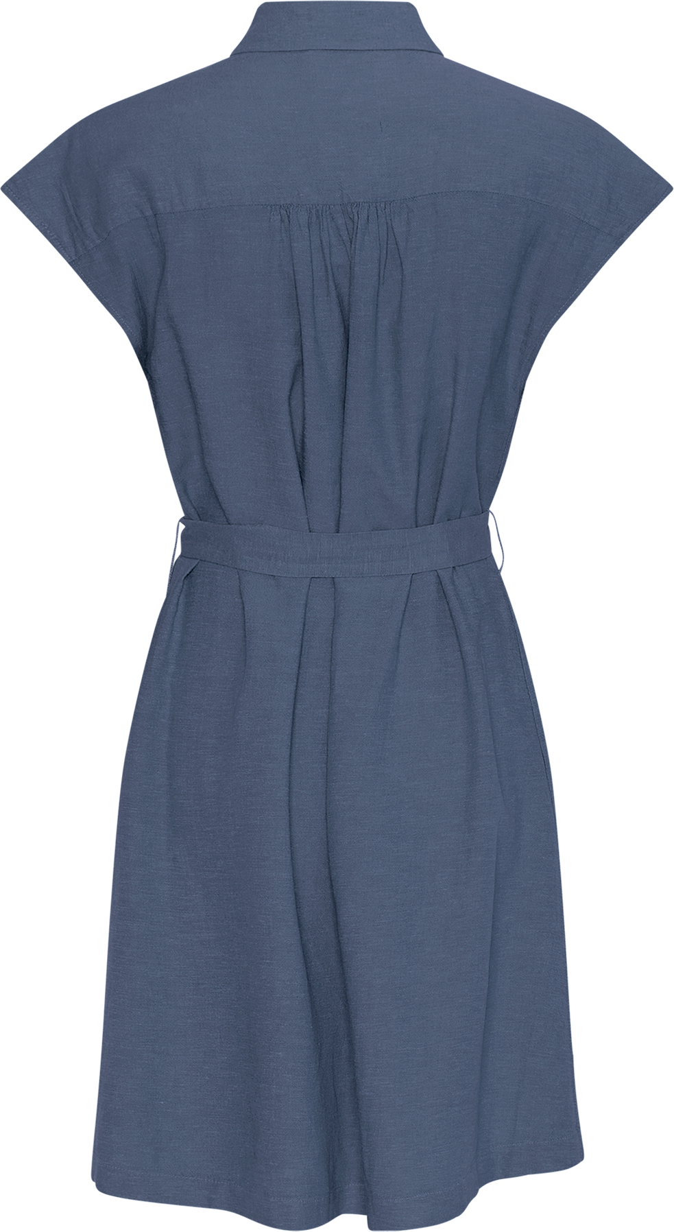MSCHViana Ginia SS Shirt Dress – Vintage Indigo Melange, back