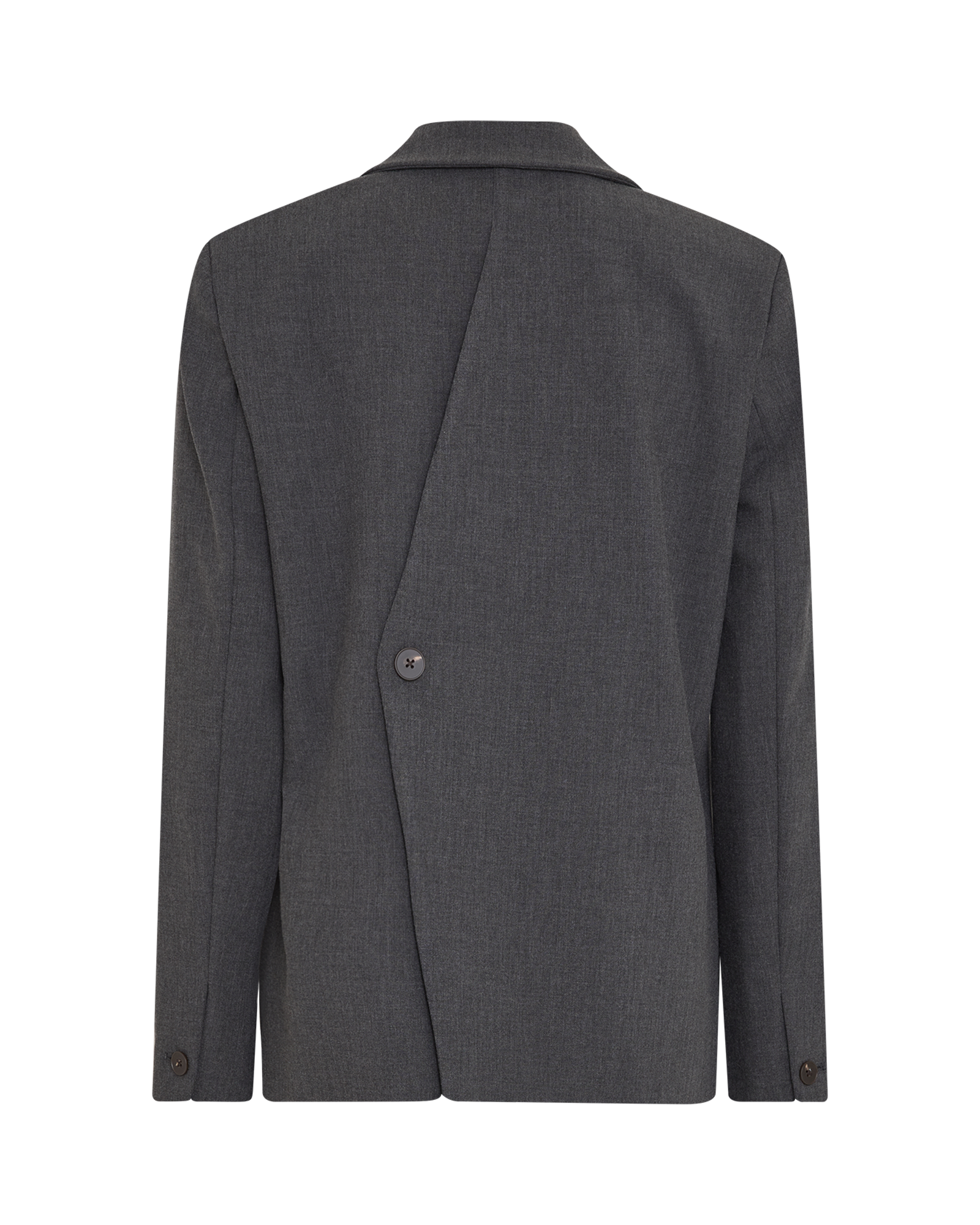 MSCHInge Henrike Loose Blazer – Dark Grey Melange, back