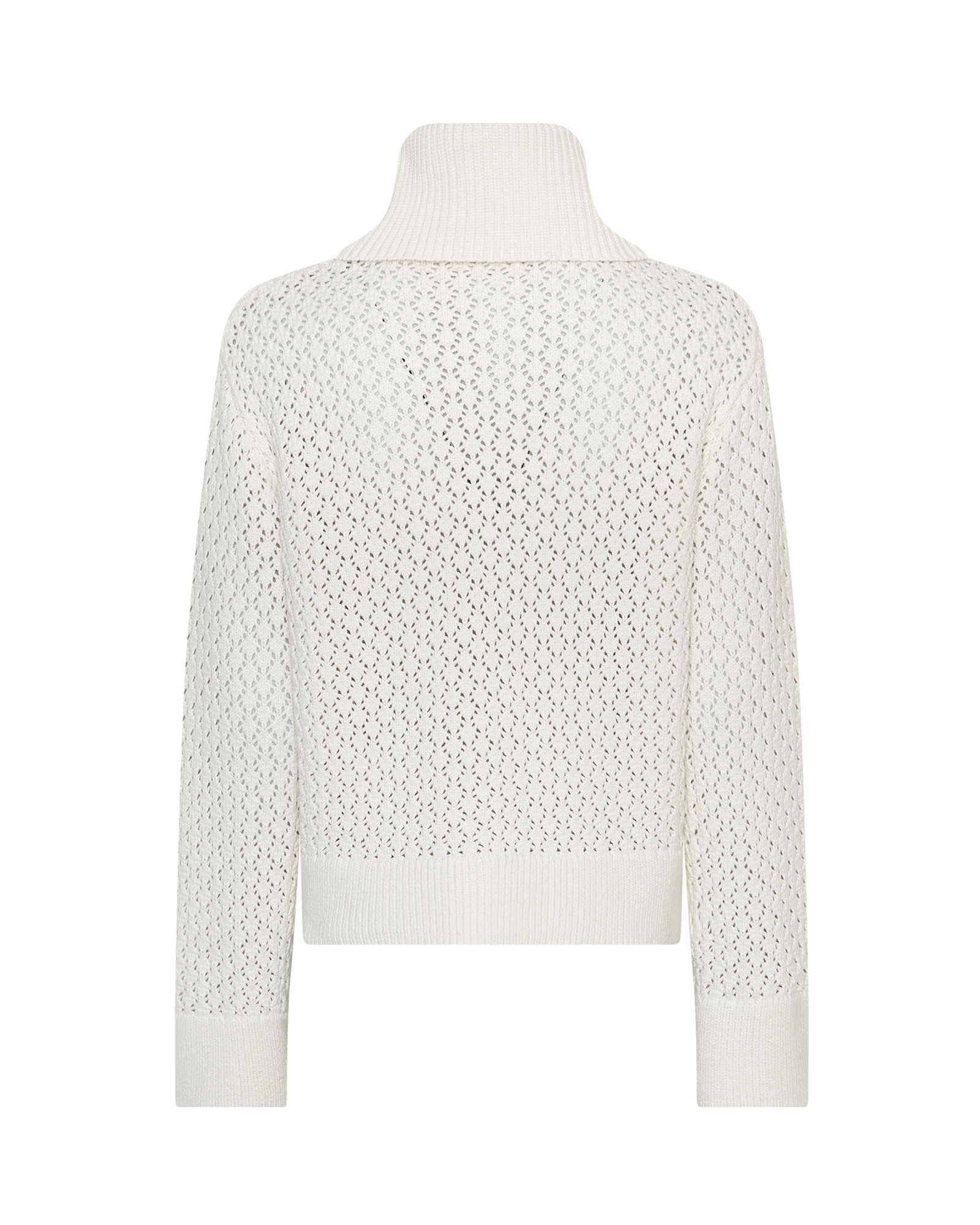 MSCHDaina Zip Cardigan – Egret, back