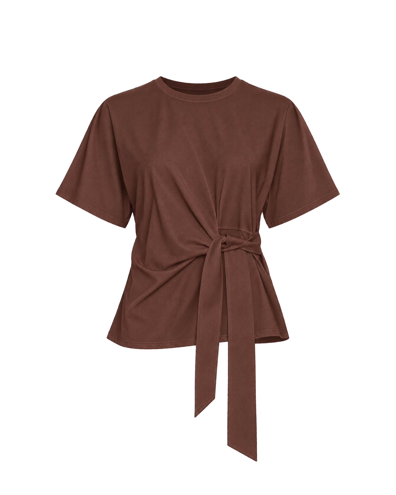 MSCHElma Top – CHICORY COFFEE, front