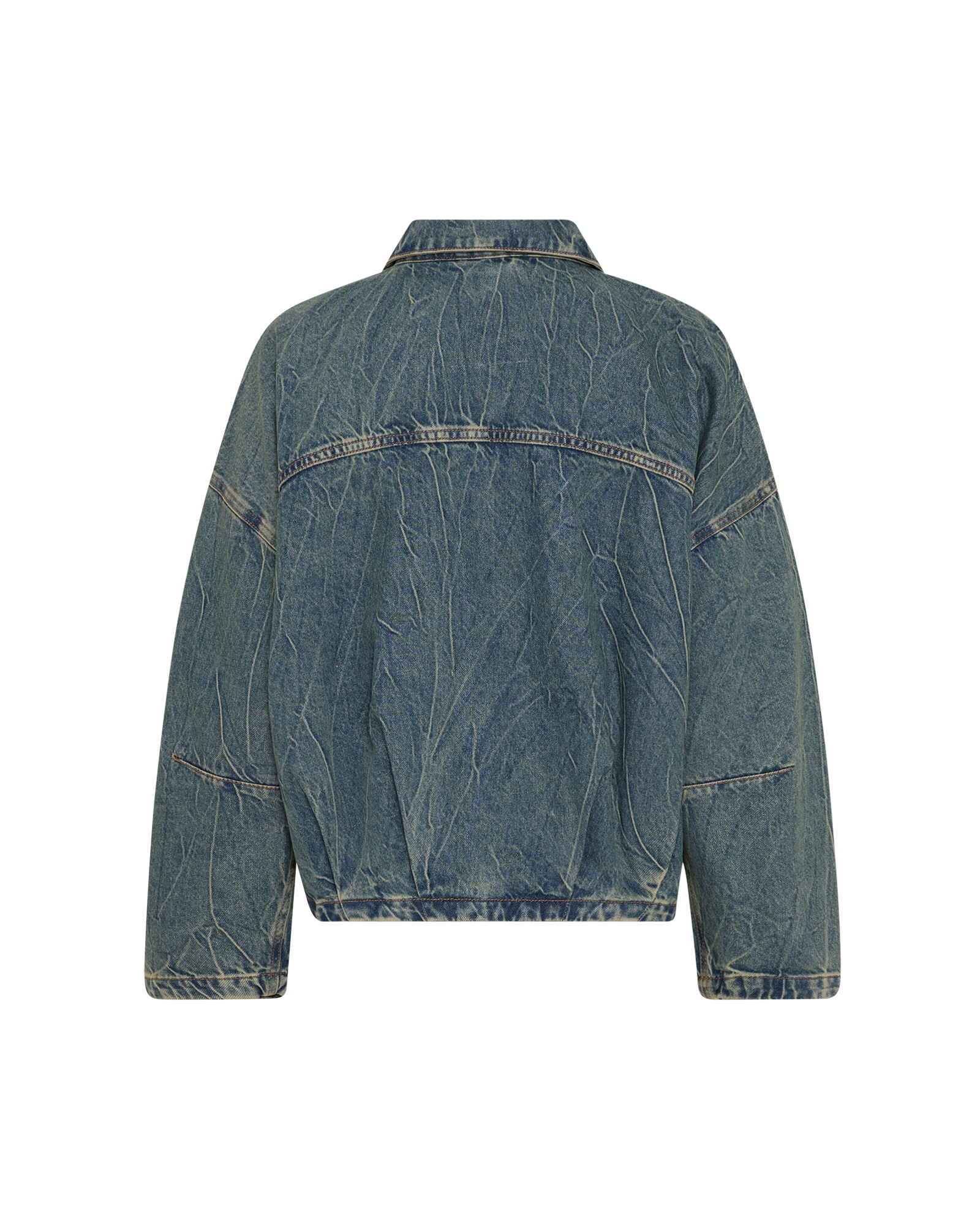 MSCHMui Denim Jacket – Baltic Blue Washed, back