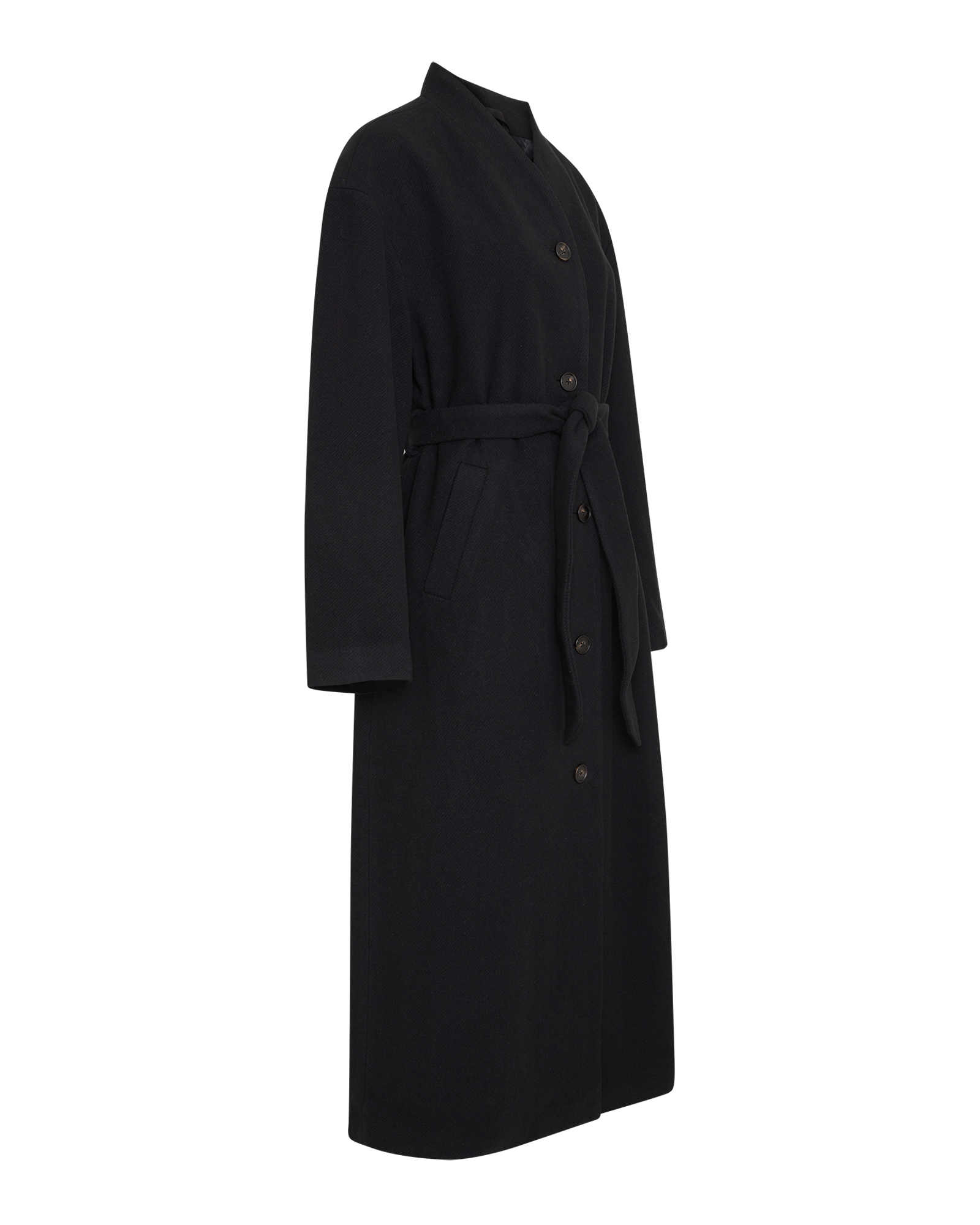 MSCHBerkeley Coat – Black, close-up