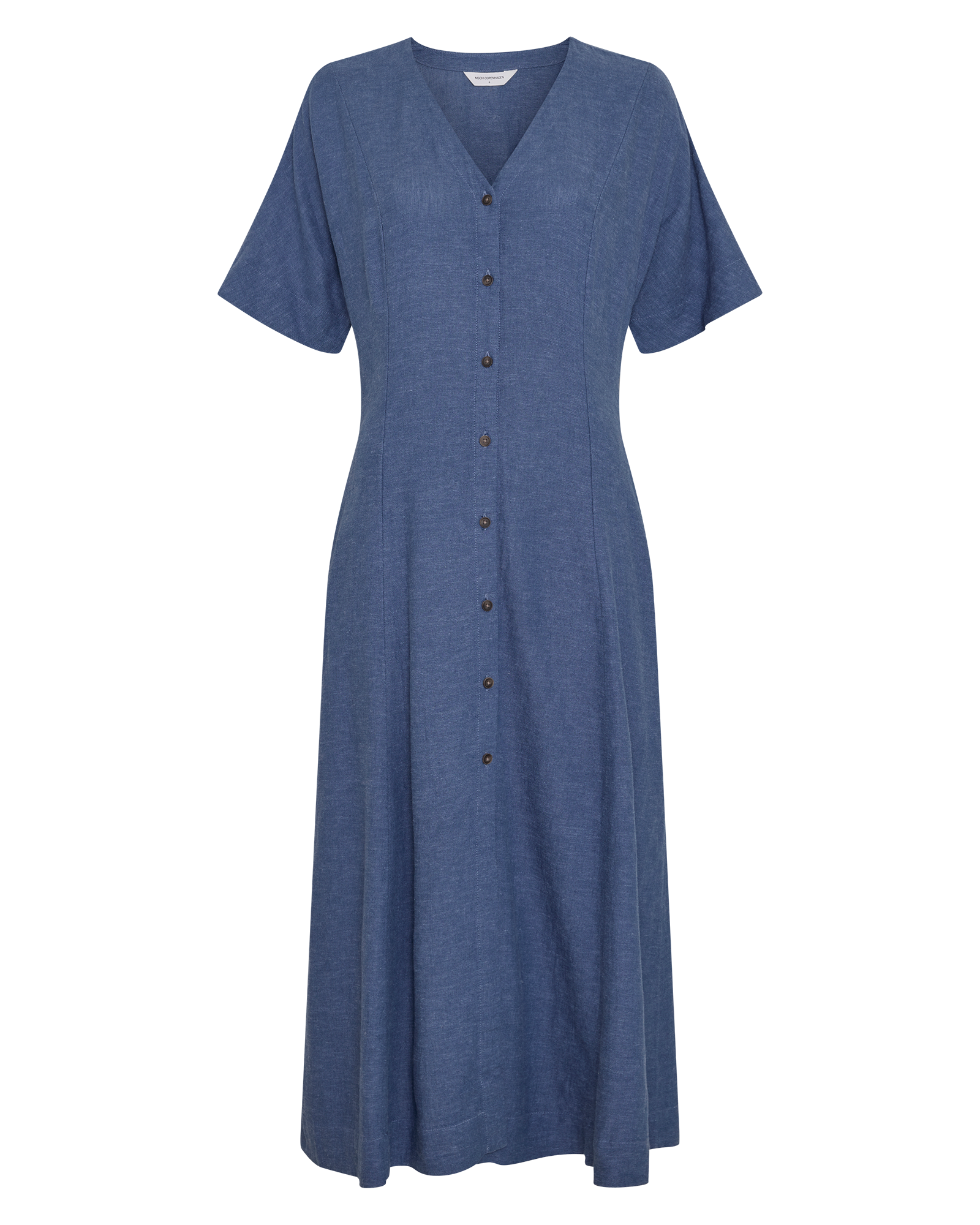 MSCHViana Ginia 2/4 Dress – Vintage Indigo Melange, front