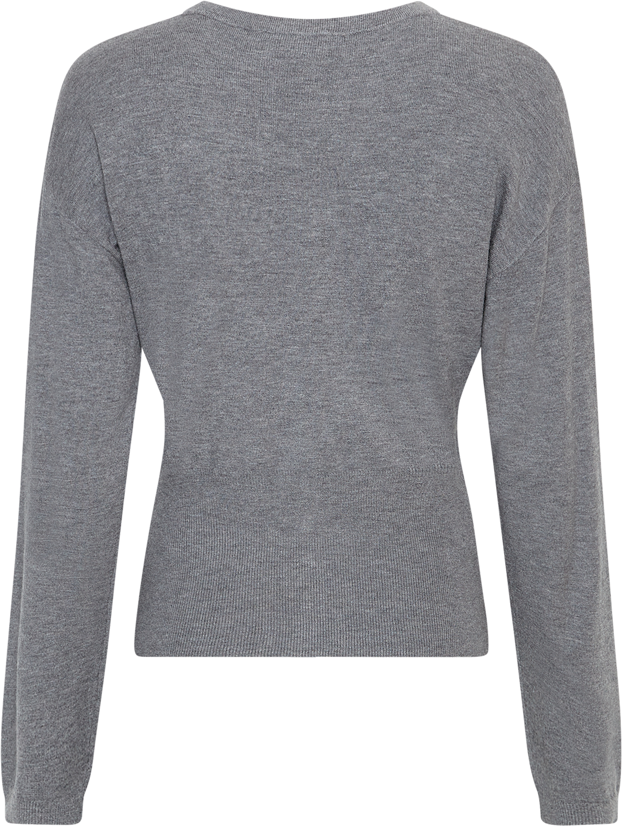 MSCHMercer Rachelle Cardigan – Mid Gray Melange, back