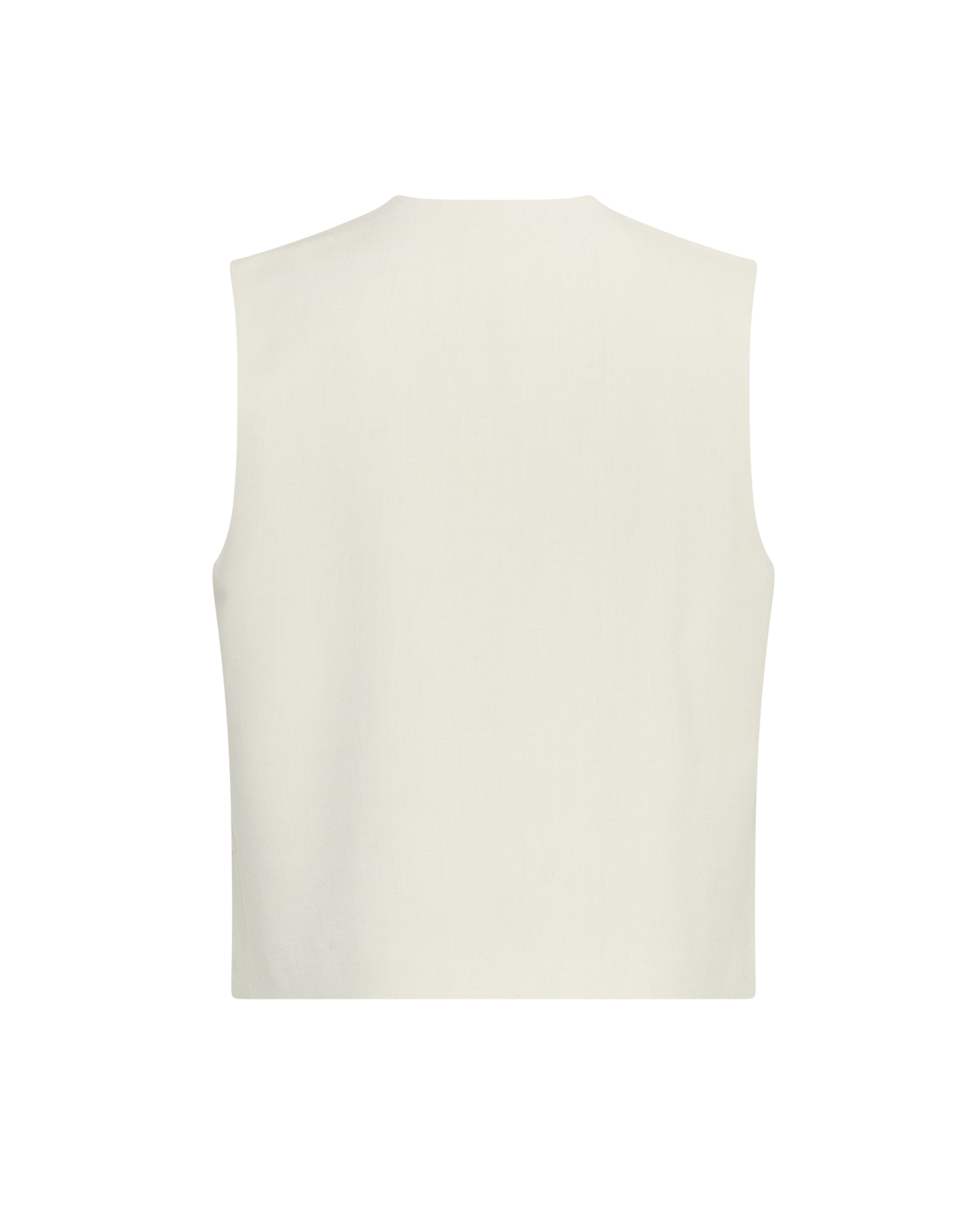MSCHRosina Michelle Short Waistcoat – Fog Melange, back