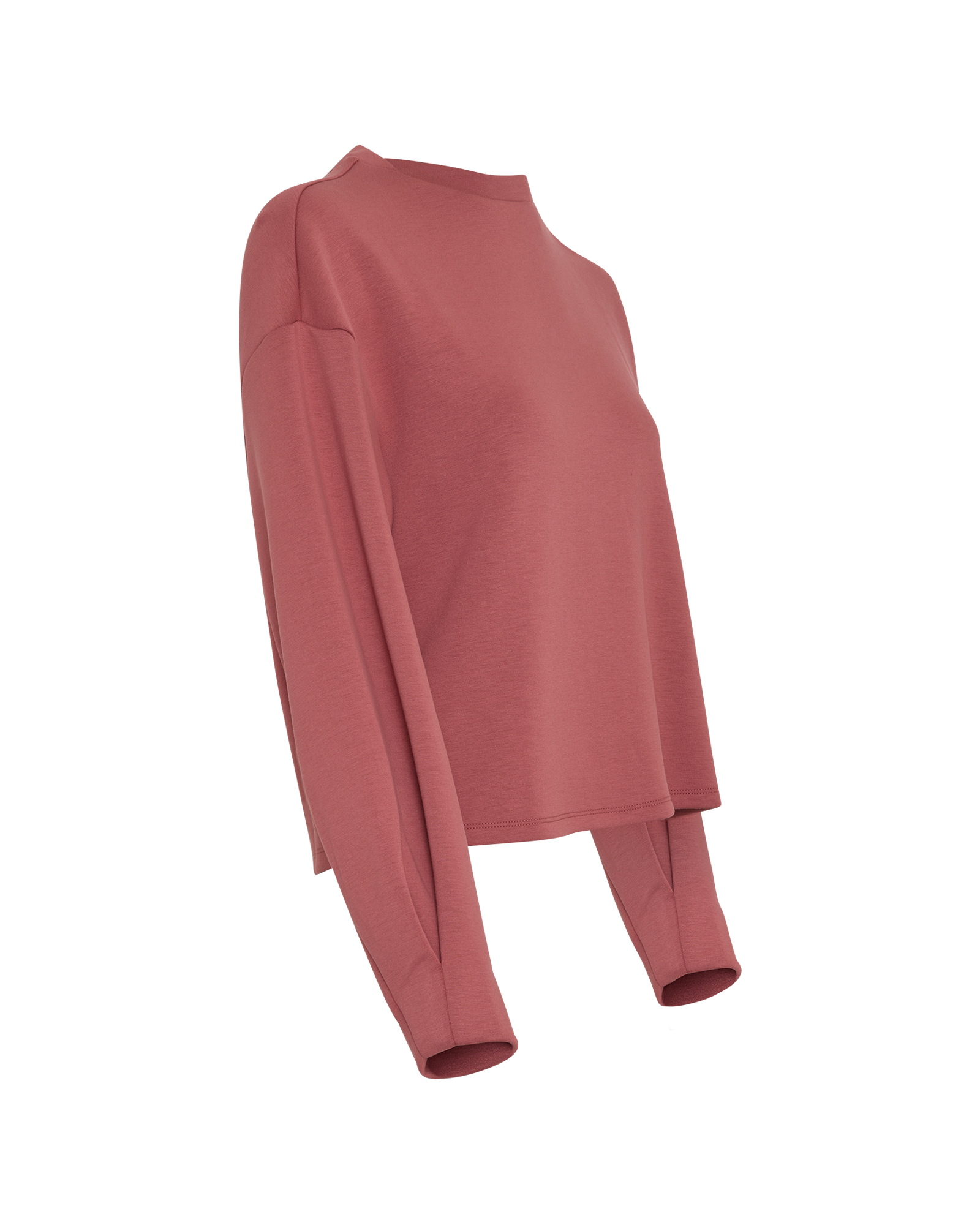 MSCHBea Ima Q Sweatshirt – MARSALA, close-up