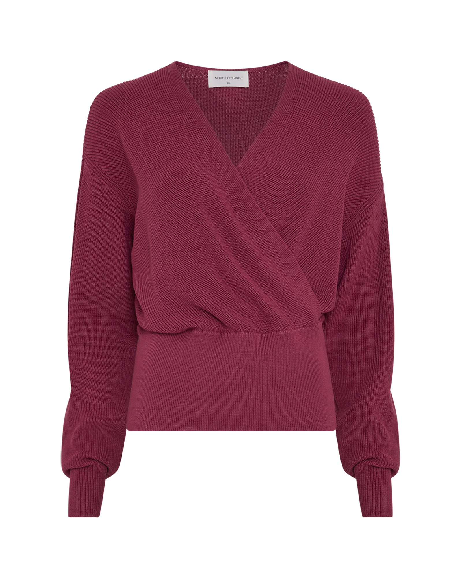 MSCHArisha Thamira V Pullover – Rhododendron, front