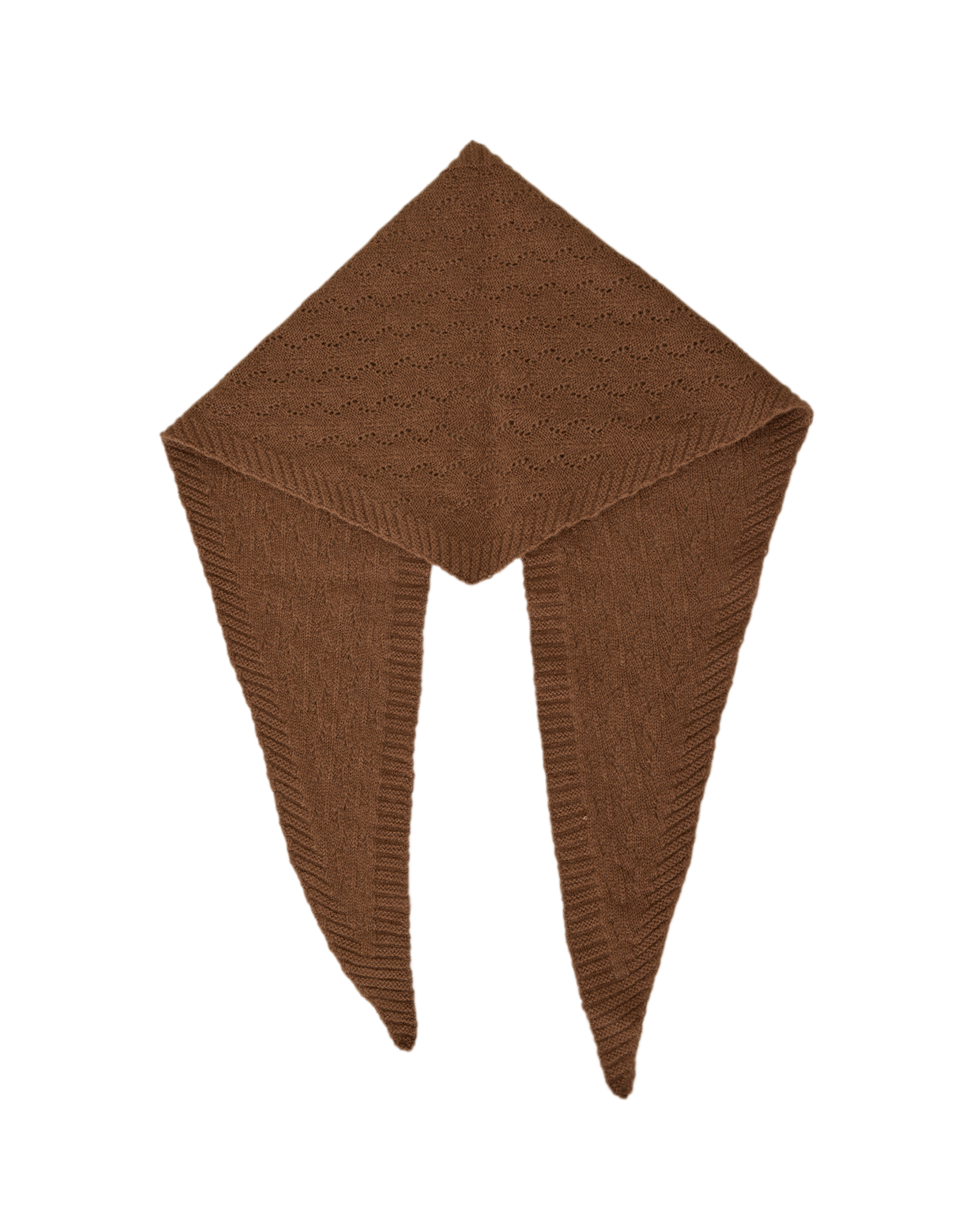 MSCHLowee Pointelle Scarf – Rubber, close-up
