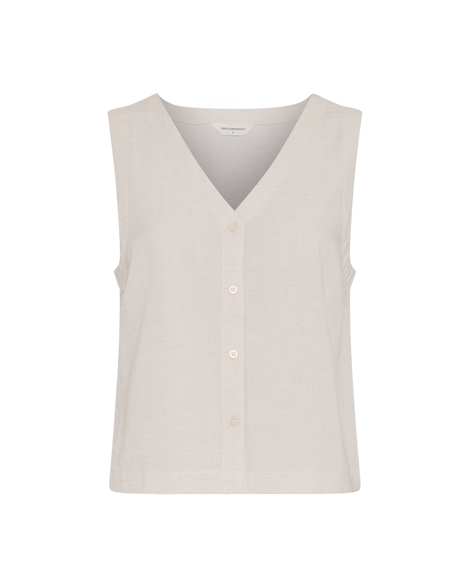 MSCHDaria SL Shirt – Sand Melange, front