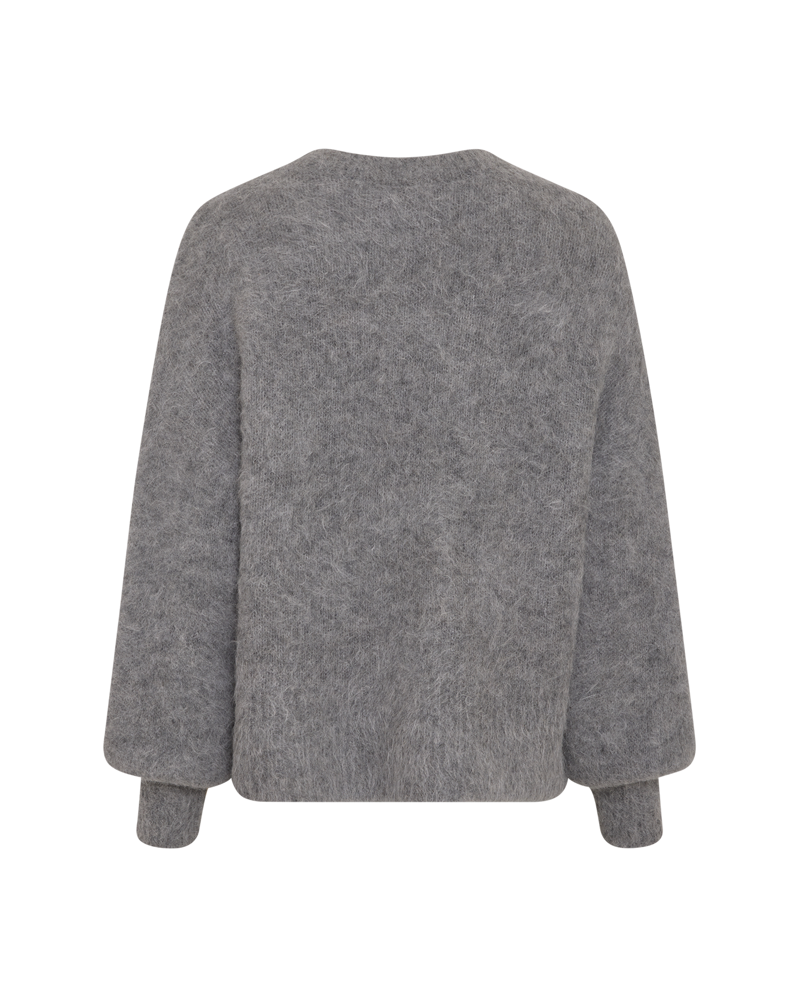 MSCHTila Salmia Pullover – Mid Gray Melange, back