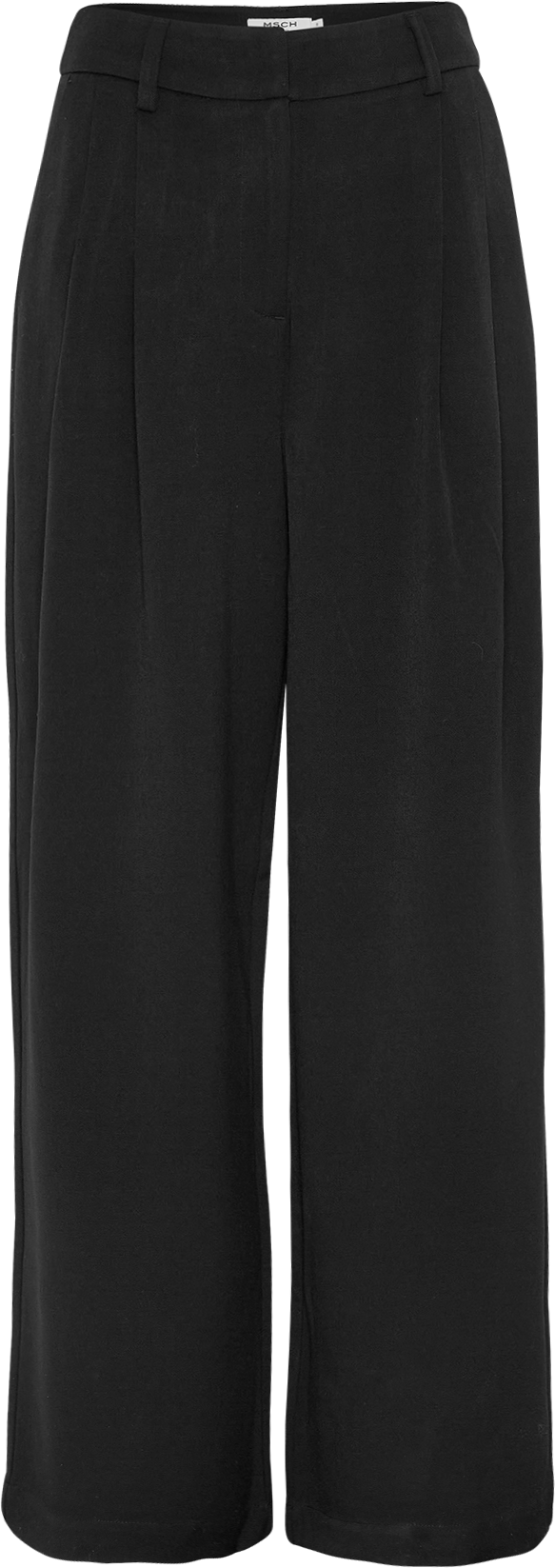 MSCHHenrika HW Pants – Black, front