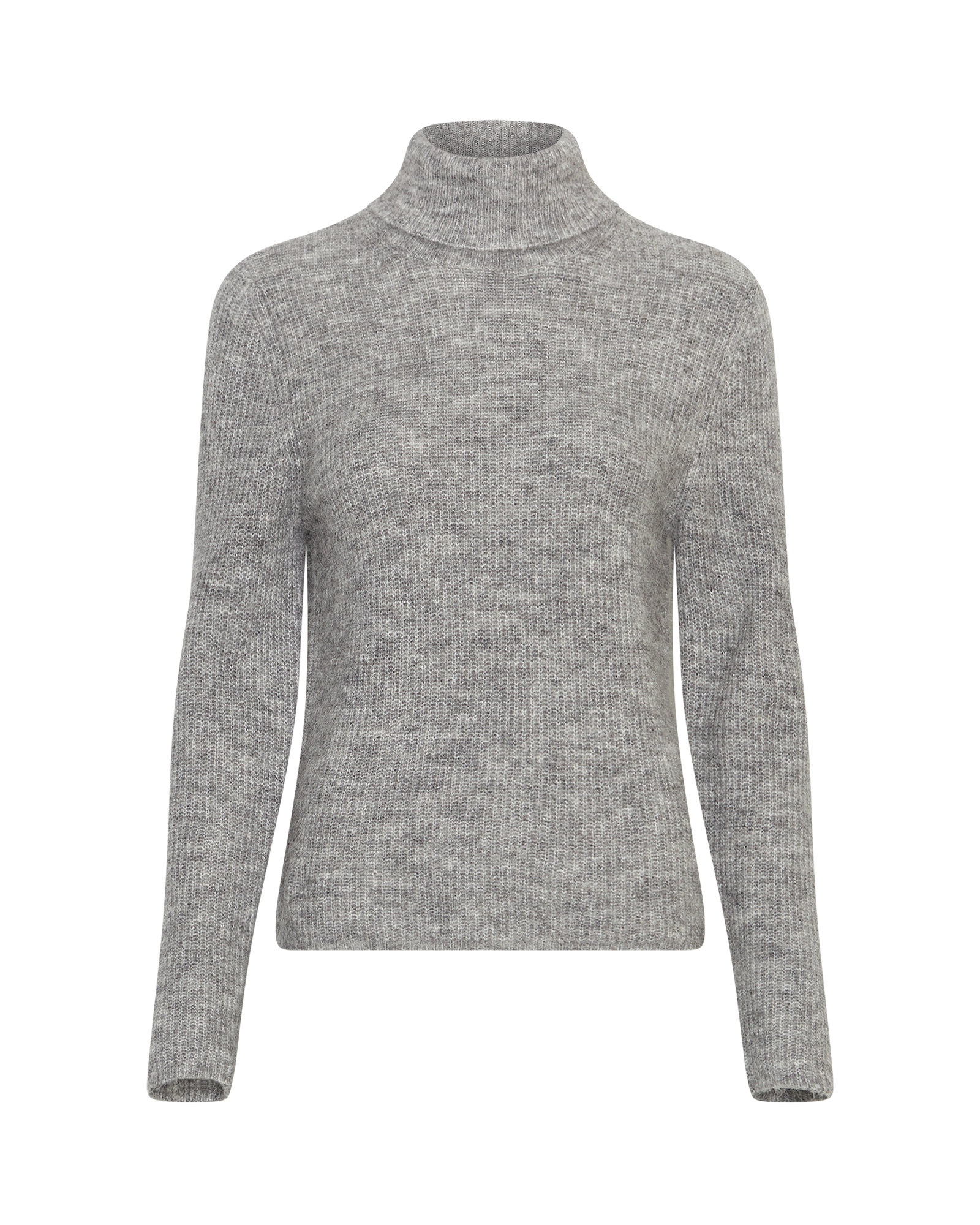 MSCHJinie Hope R Pullover – Mid Gray Melange, front