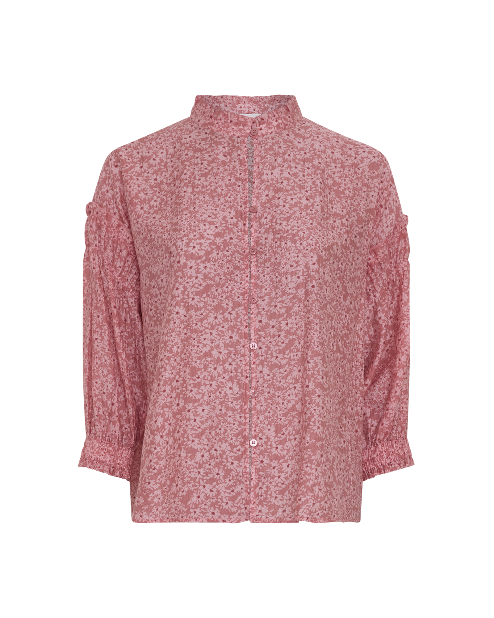 MSCHSeraphina 3/4 Shirt AOP – Faded Rose Flower, front
