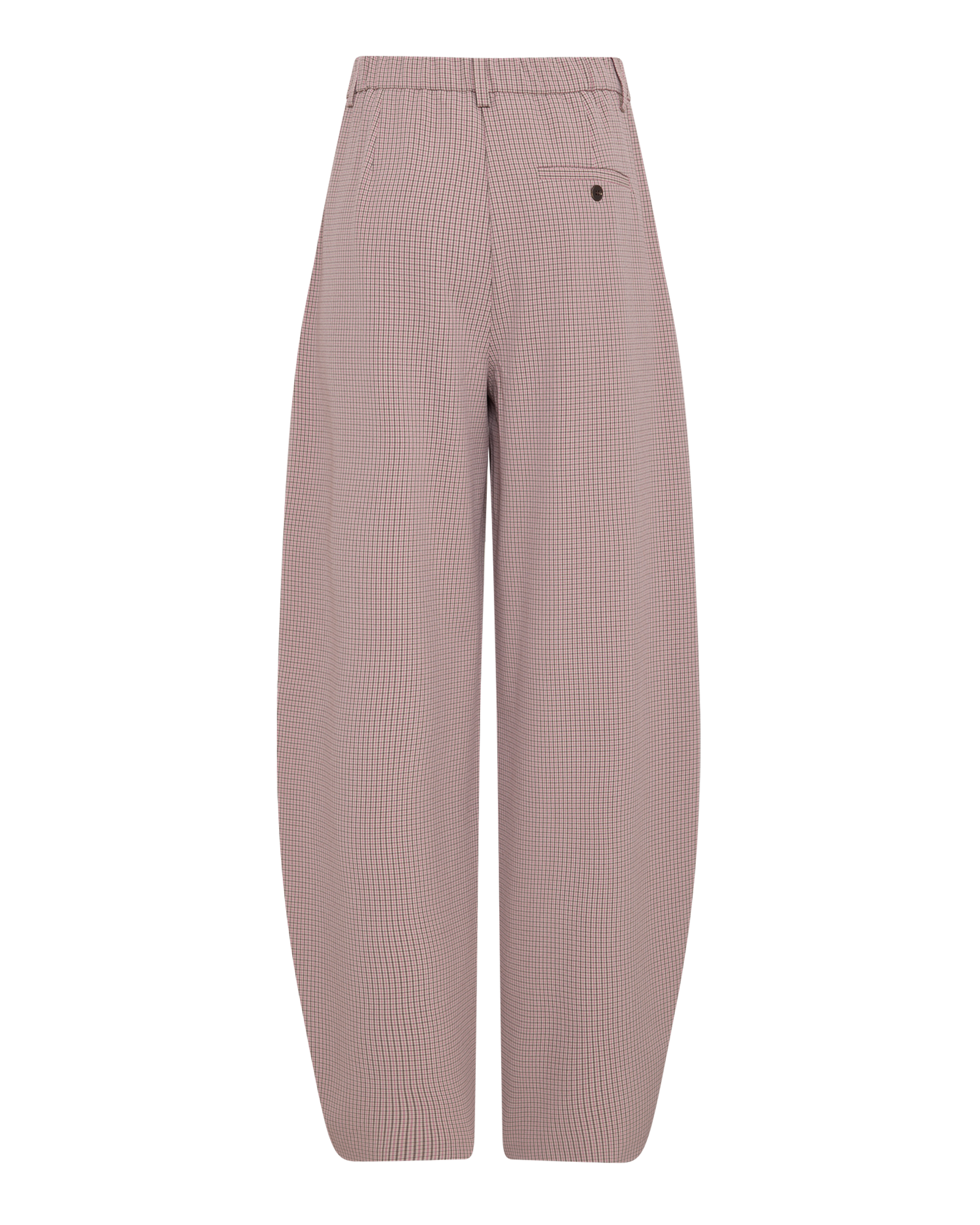 MSCHGroa HW Pants CHK – Castle Wall / Mesa Rose, back