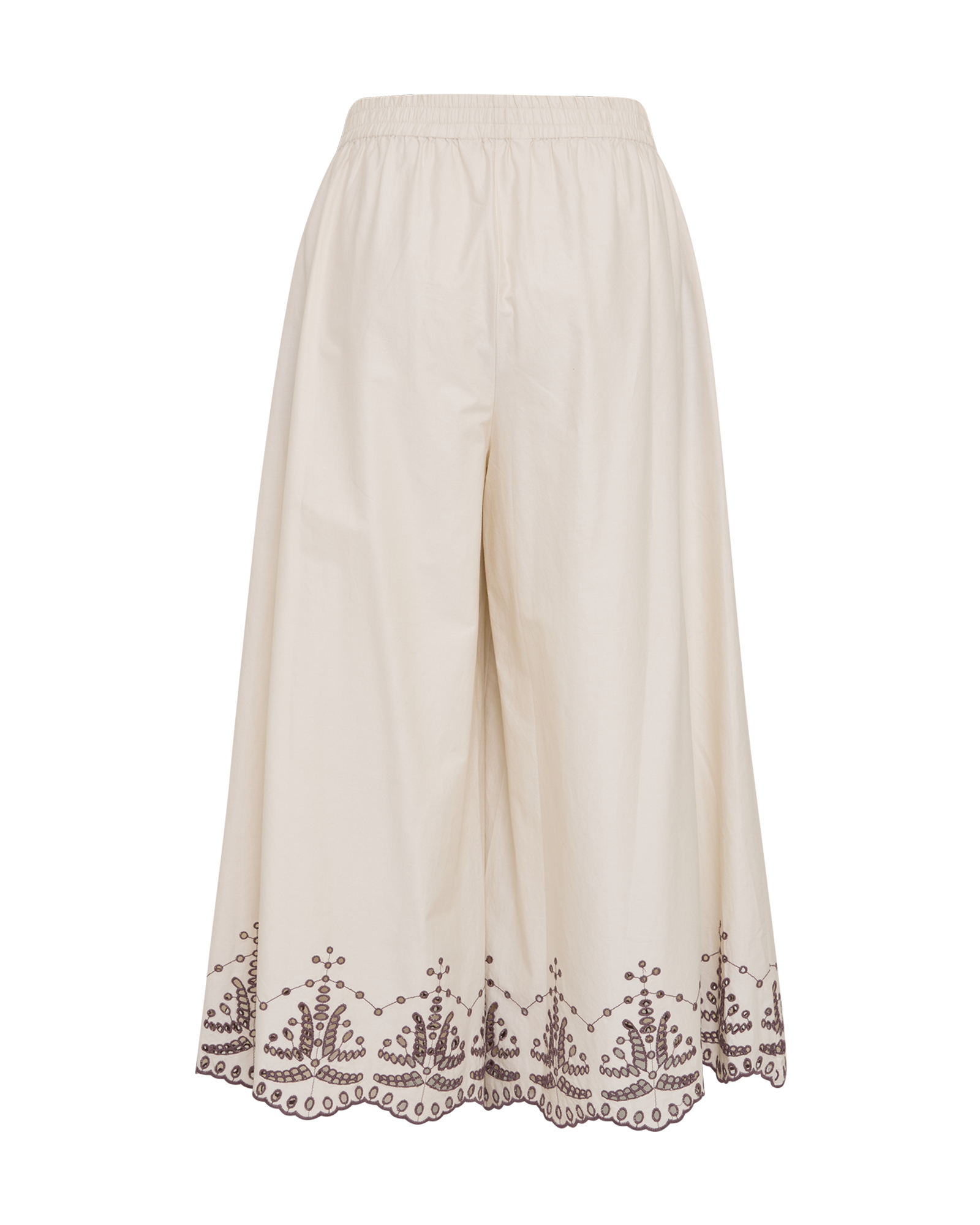 MSCHAgata HW Skirt Pants EMB – BIRCH, back