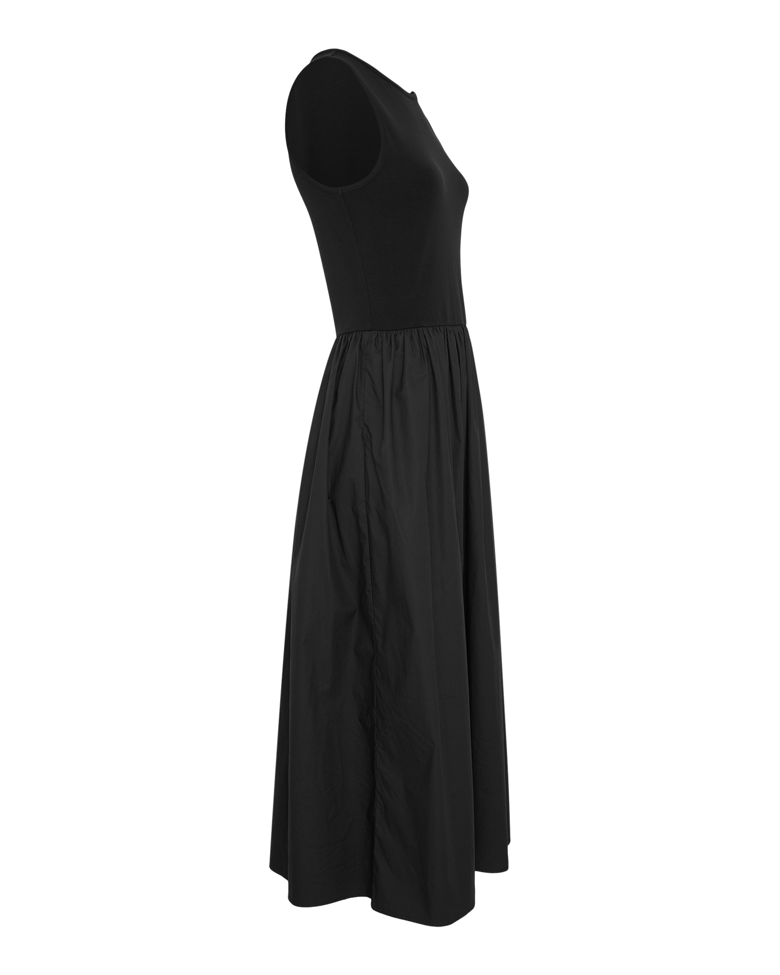 MSCHCris Jillene Wiliane SL Dress – Black, close-up