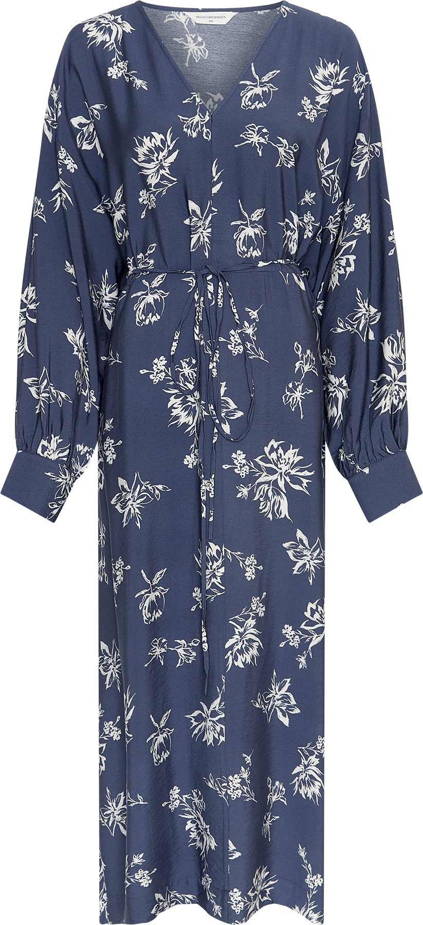 MSCHAndena Amabella Dress AOP – Vintage Indigo Flower, front