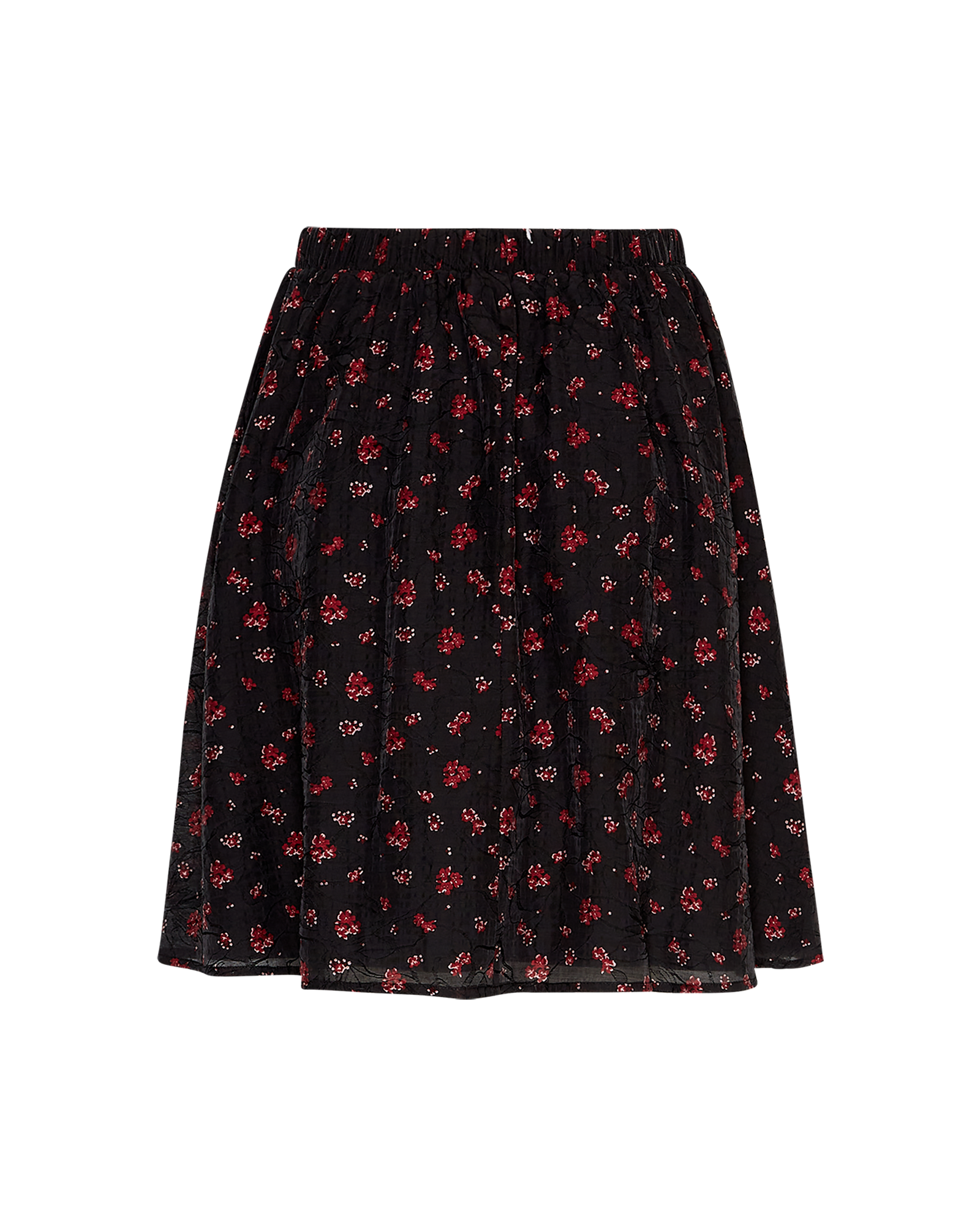 MSCHNancy Skirt AOP – Syrah Flower, back