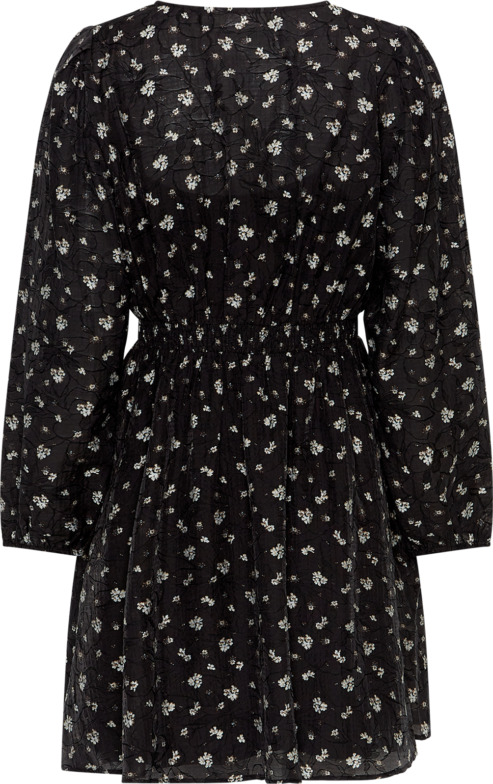 MSCHNancy Dress AOP – Egret Flower, back