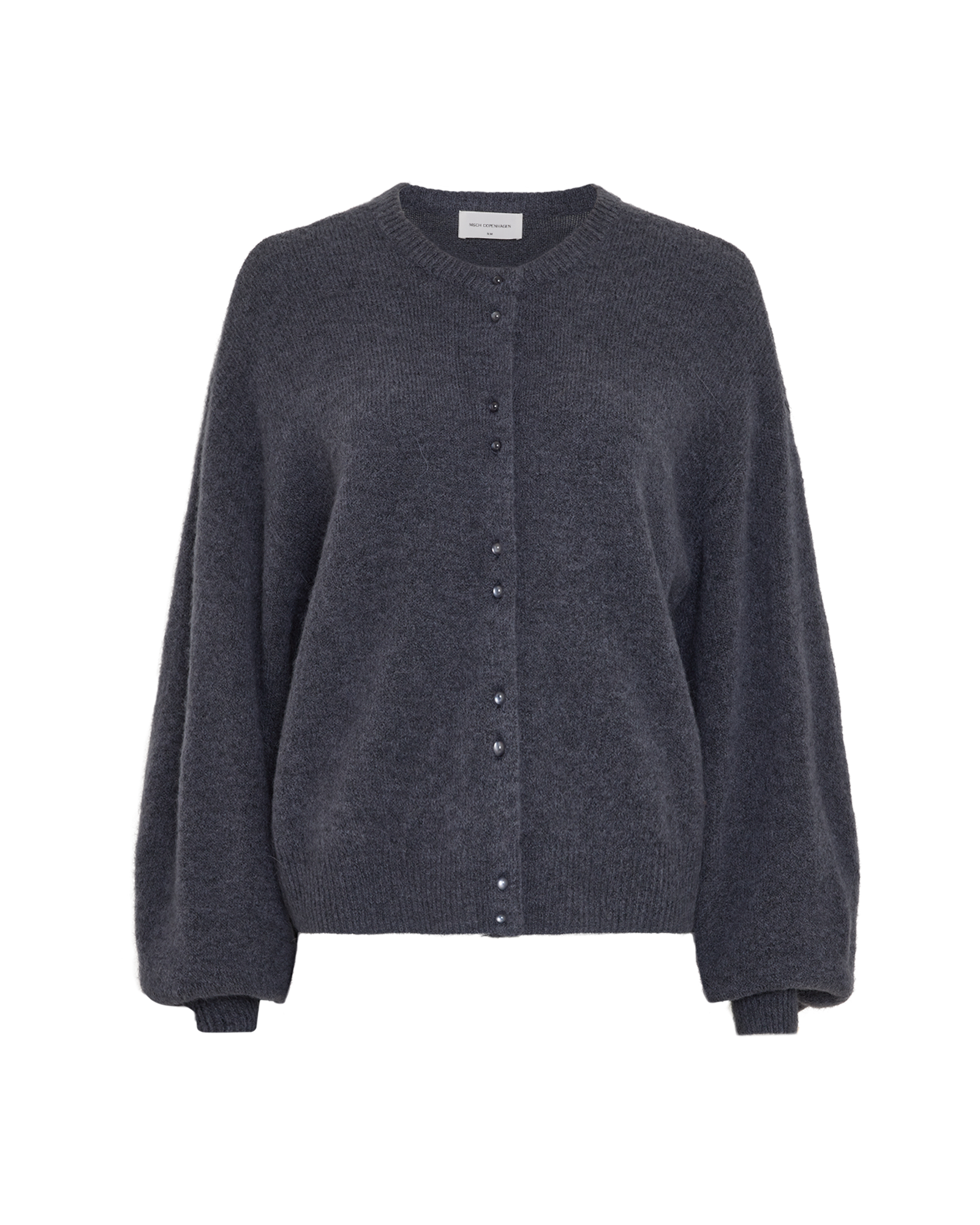 MSCHBondie Hope Cardigan – India Ink Melange, front