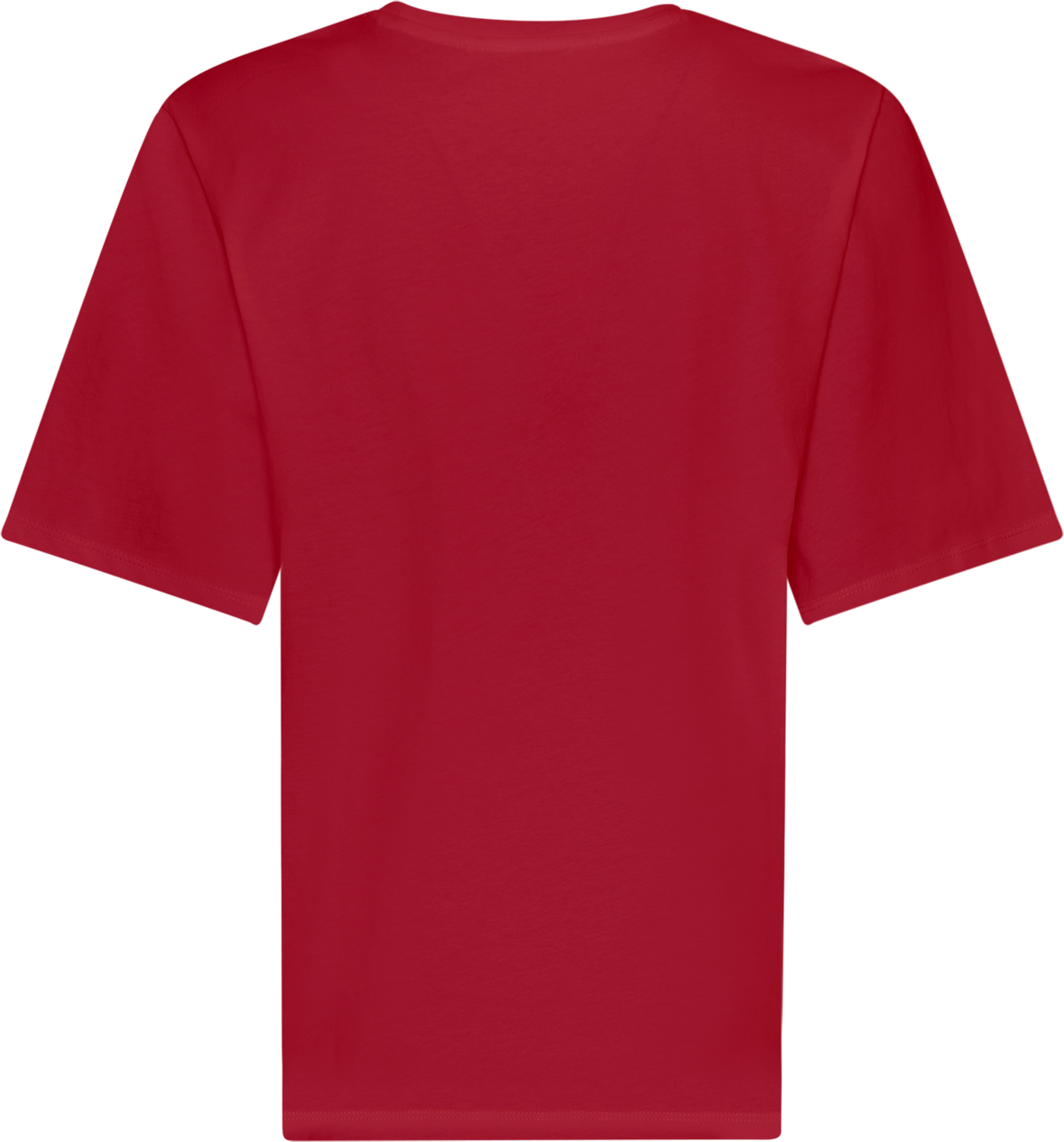 MSCHTheana Organic Icon Logo Tee – Rhubarb / Karbine Red, back