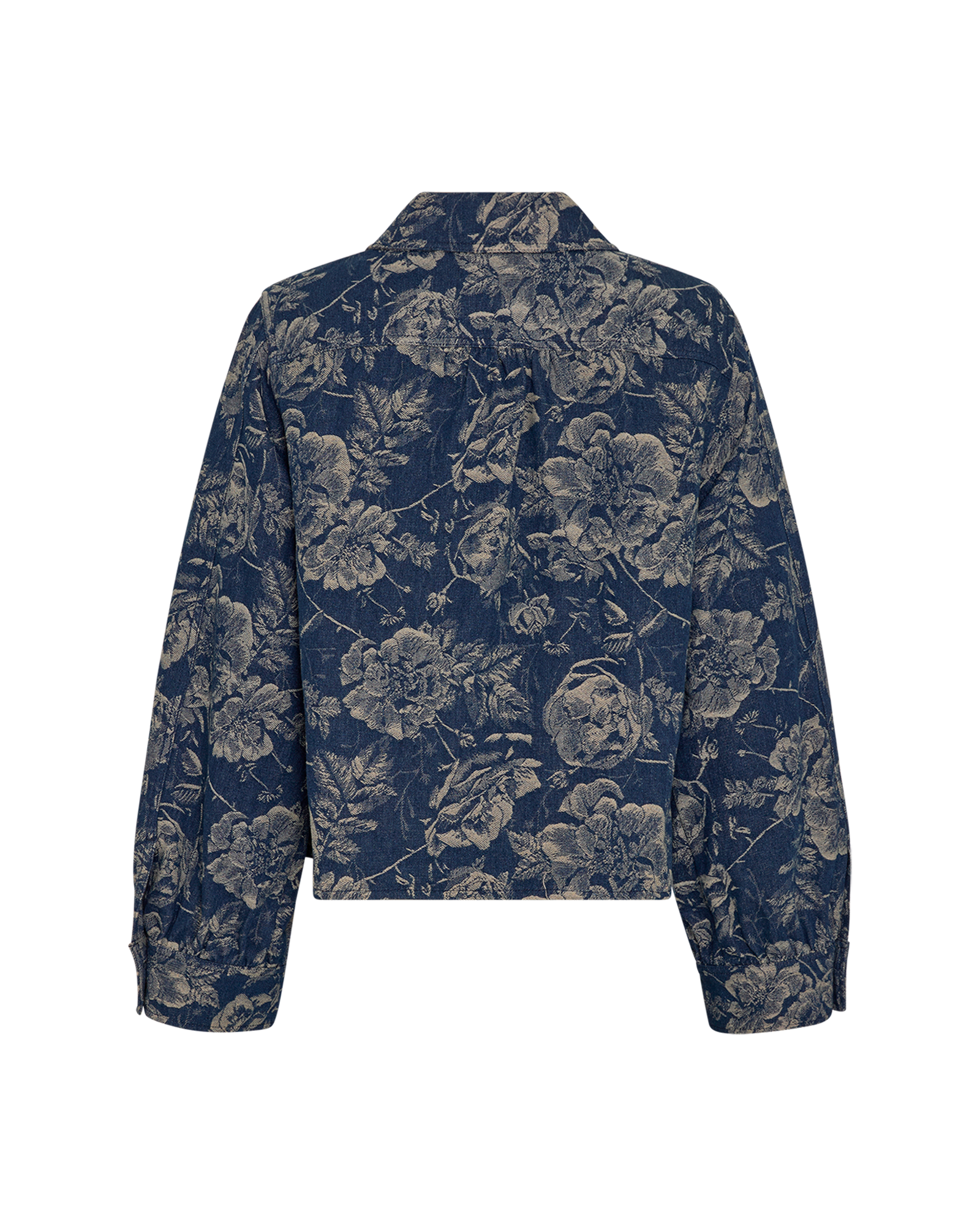 MSCHTita Shirt – Mid Blue Flower, back