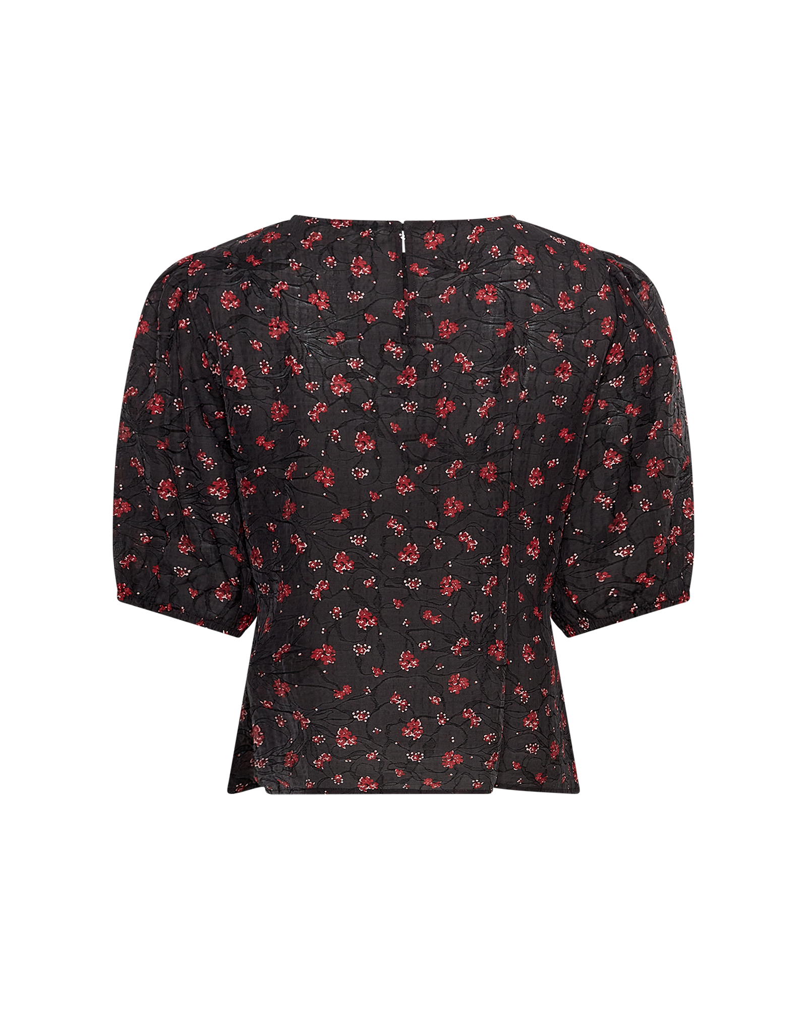 MSCHNancy 2/4 Top AOP – Syrah Flower, back