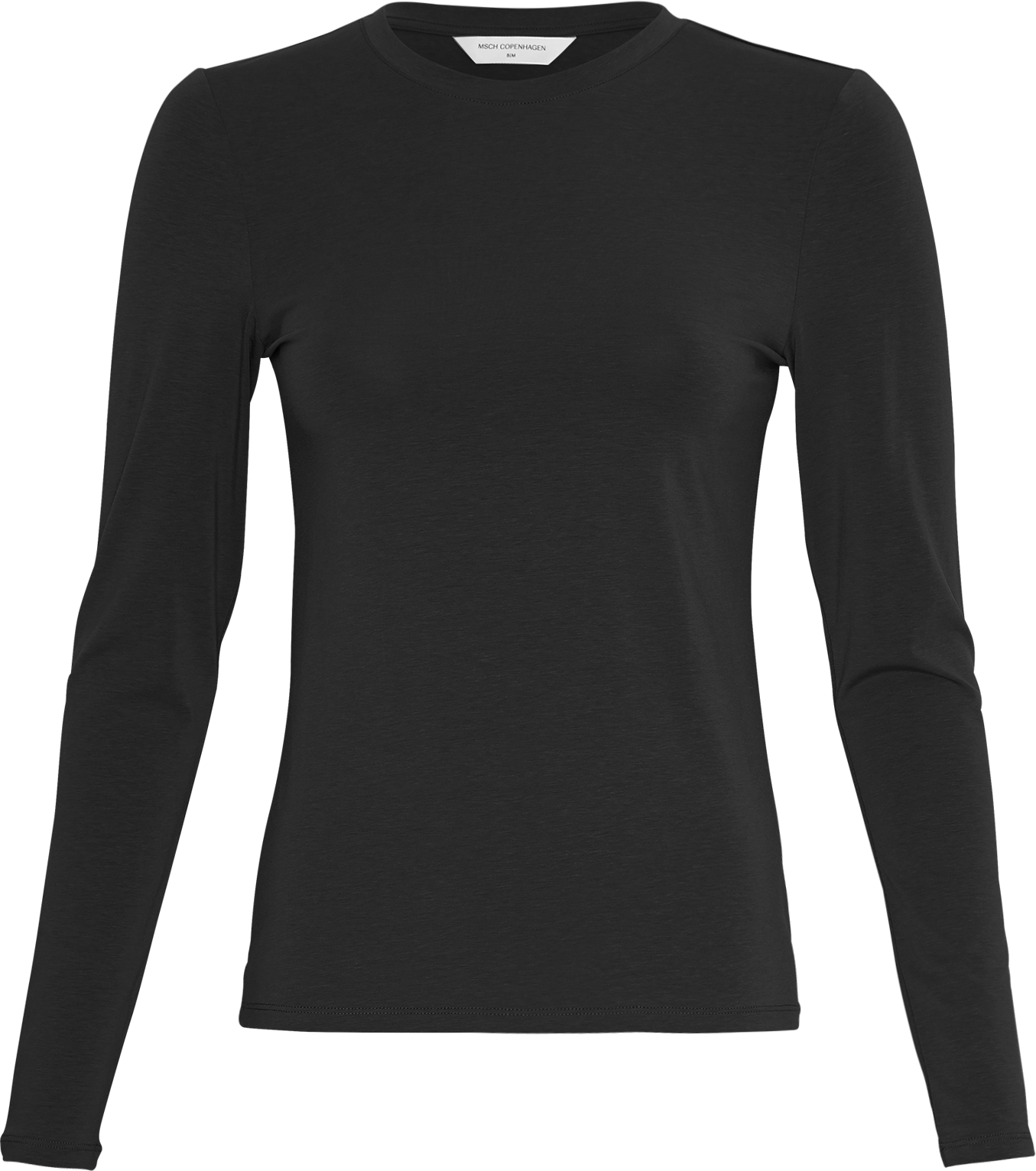MSCHBetrina O LS Top – Black, front