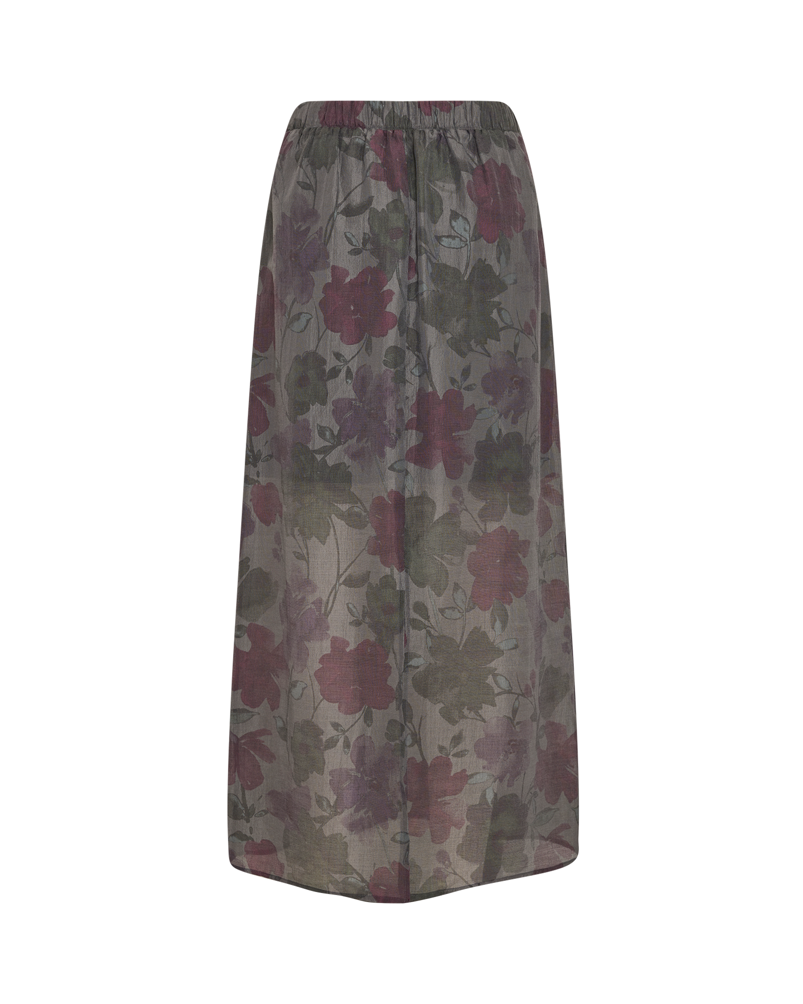MSCHJaquelina Skirt AOP – Forest Night Flower, back
