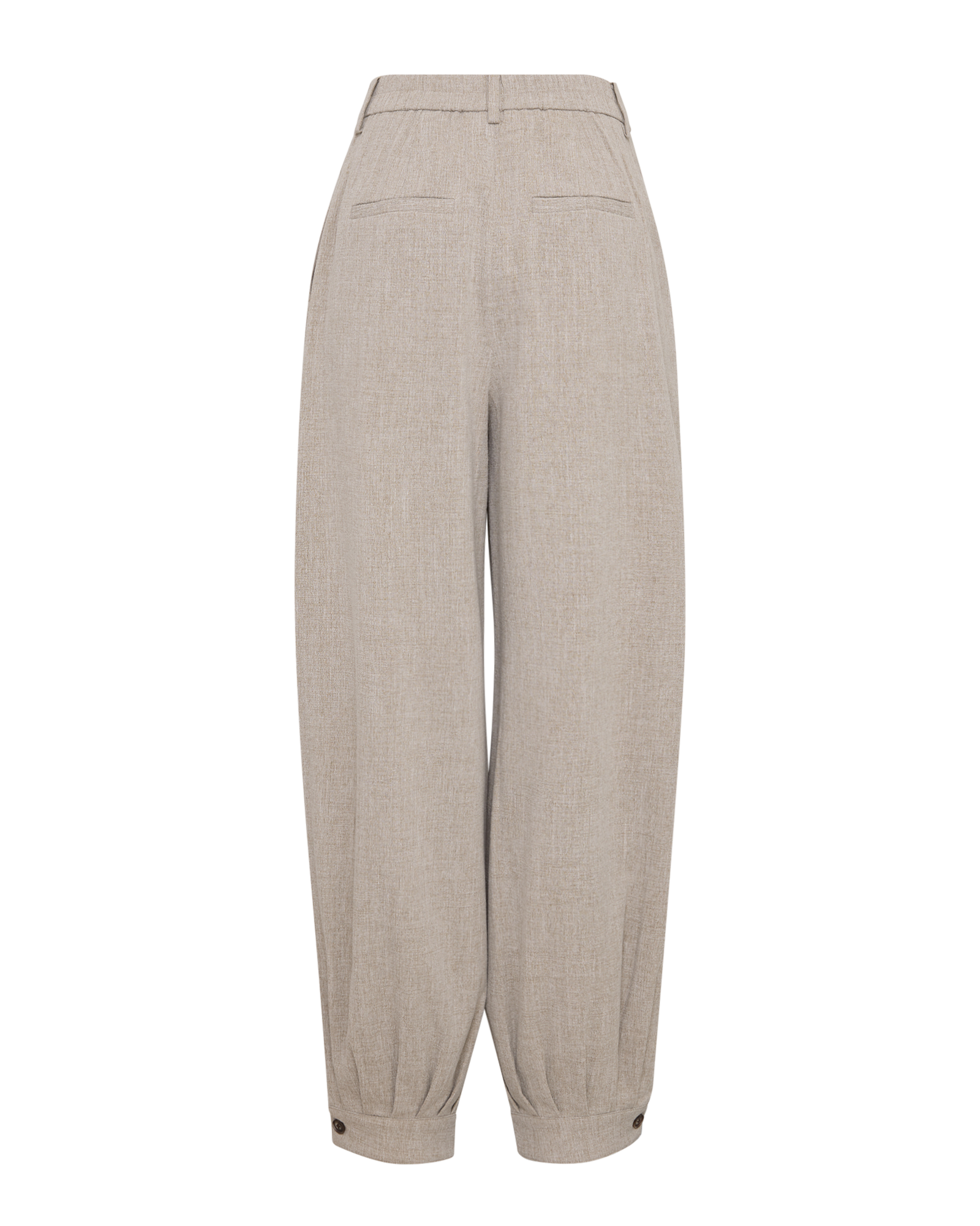 MSCHKori HW Balloon Pants – Sand Melange, back