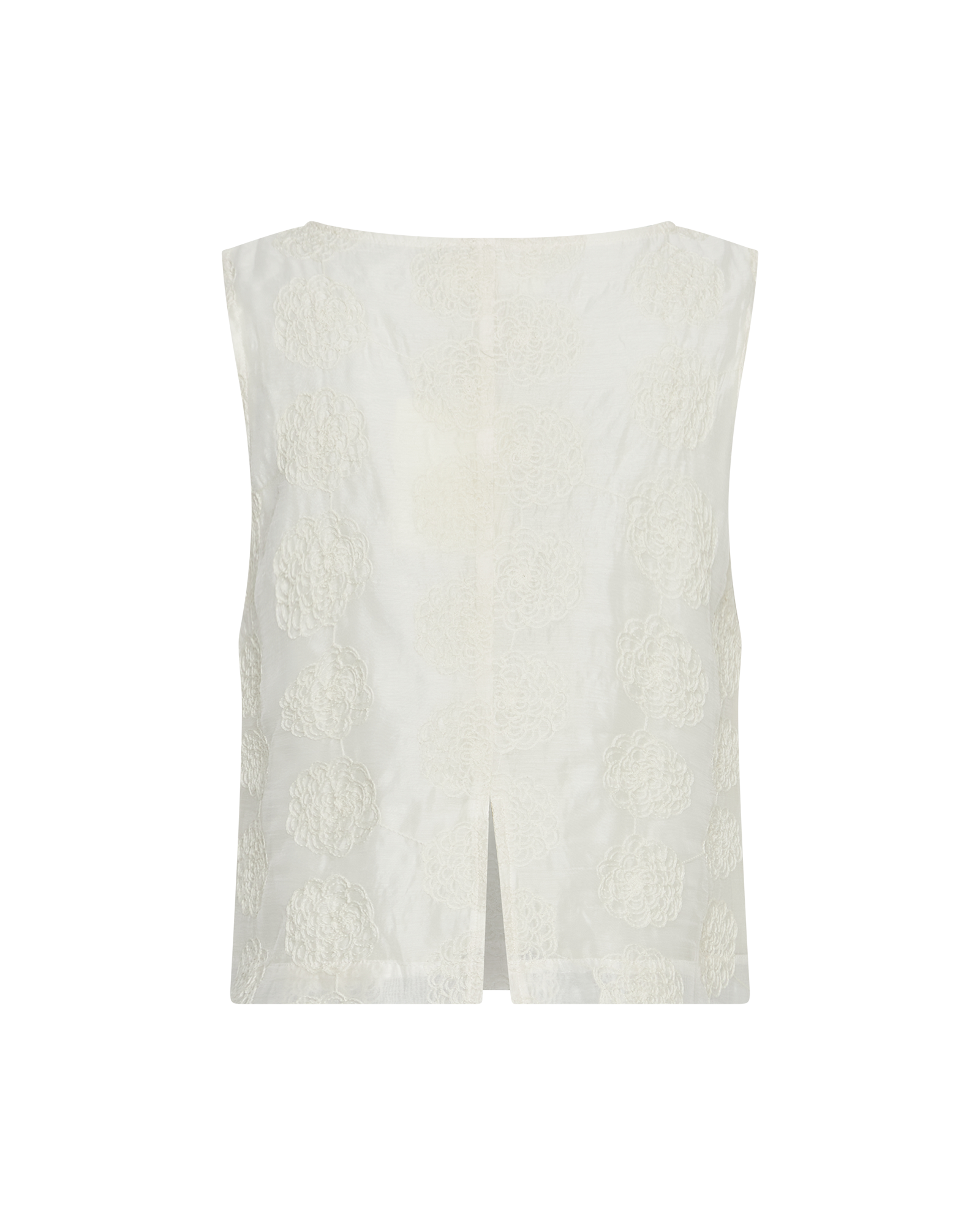 MSCHAlaina SL Top EMB – Fog, back