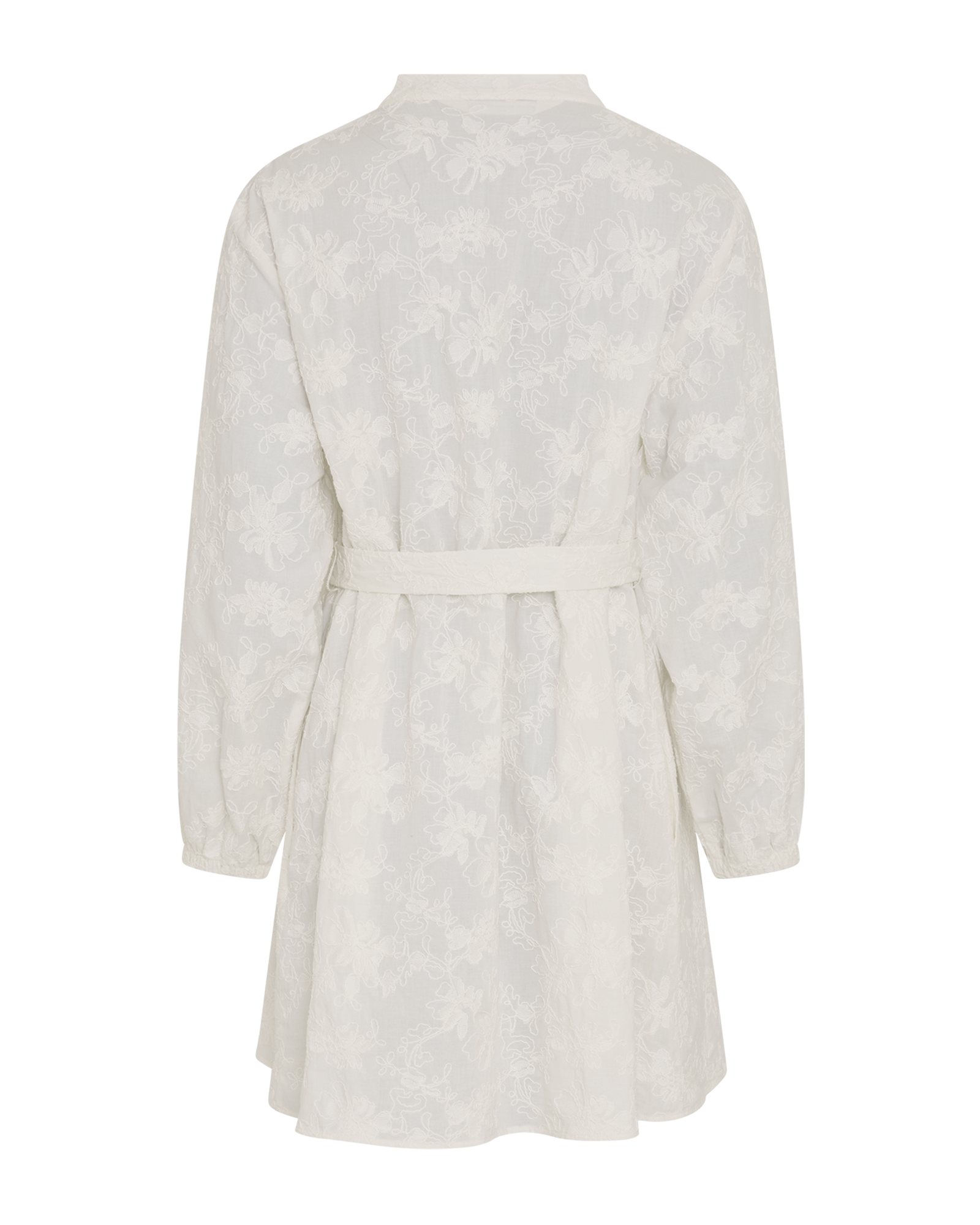 MSCHSylvia V Dress EMB – Egret, back