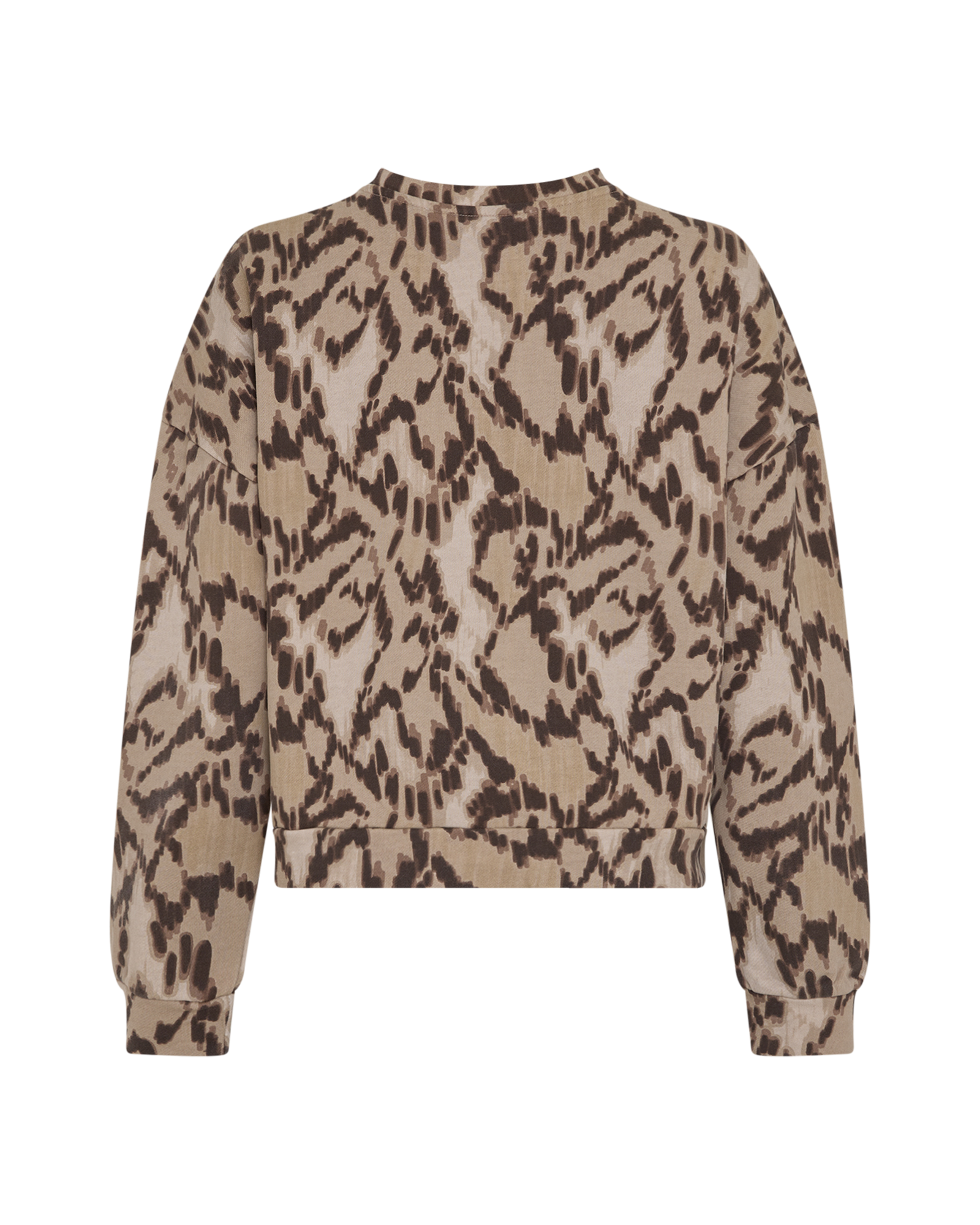 MSCHGigi Icon Sweatshirt AOP – Fields Of Rye Abstract, back