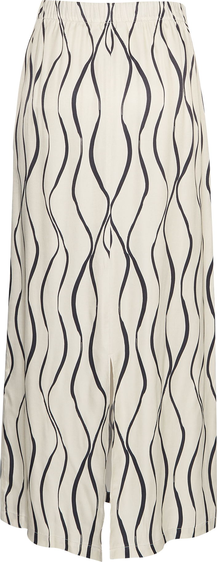 MSCHRikkeloa HW Skirt AOP – Pistachio Shell Lines, back
