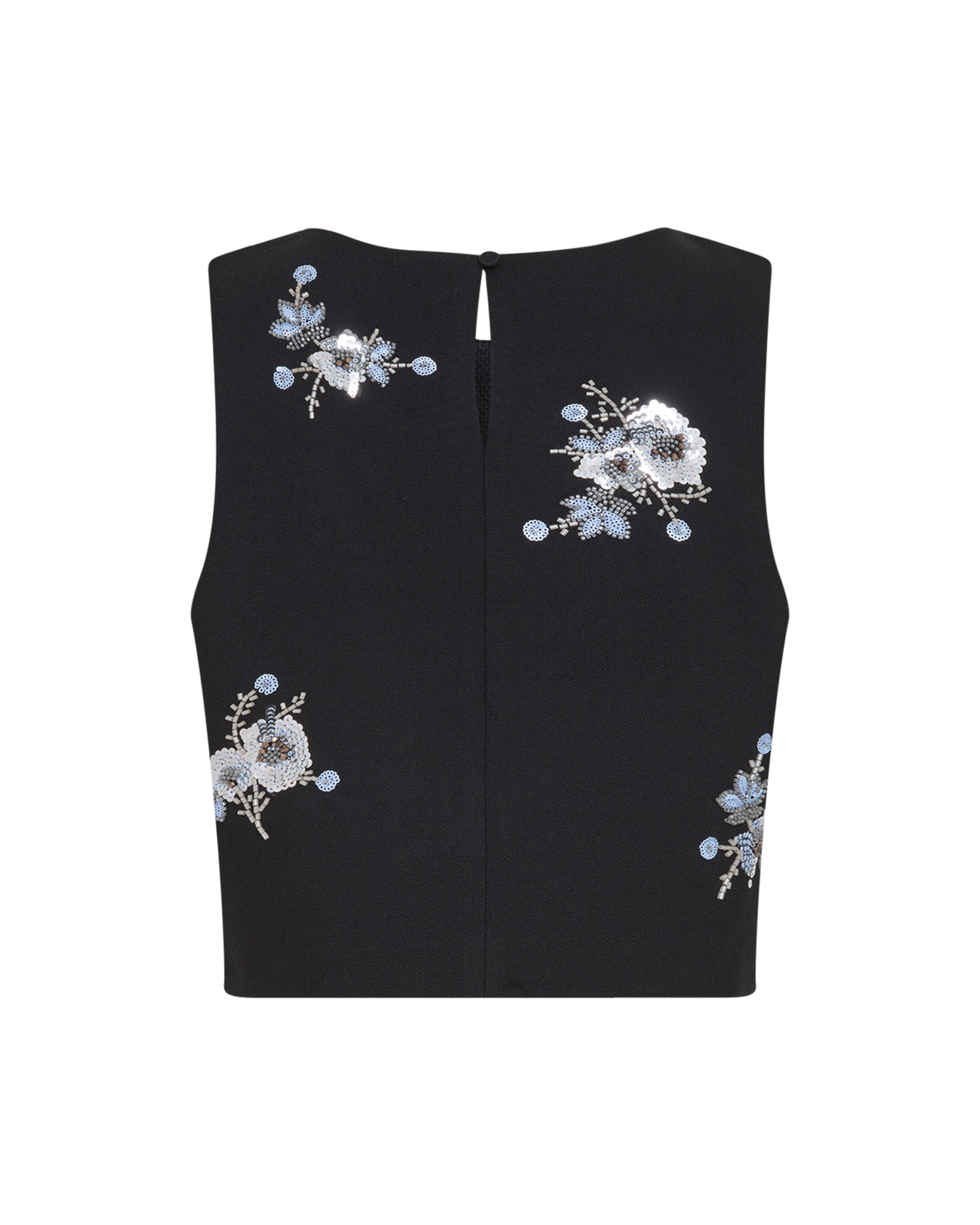 MSCHAdine SL Top EMB – Black, back