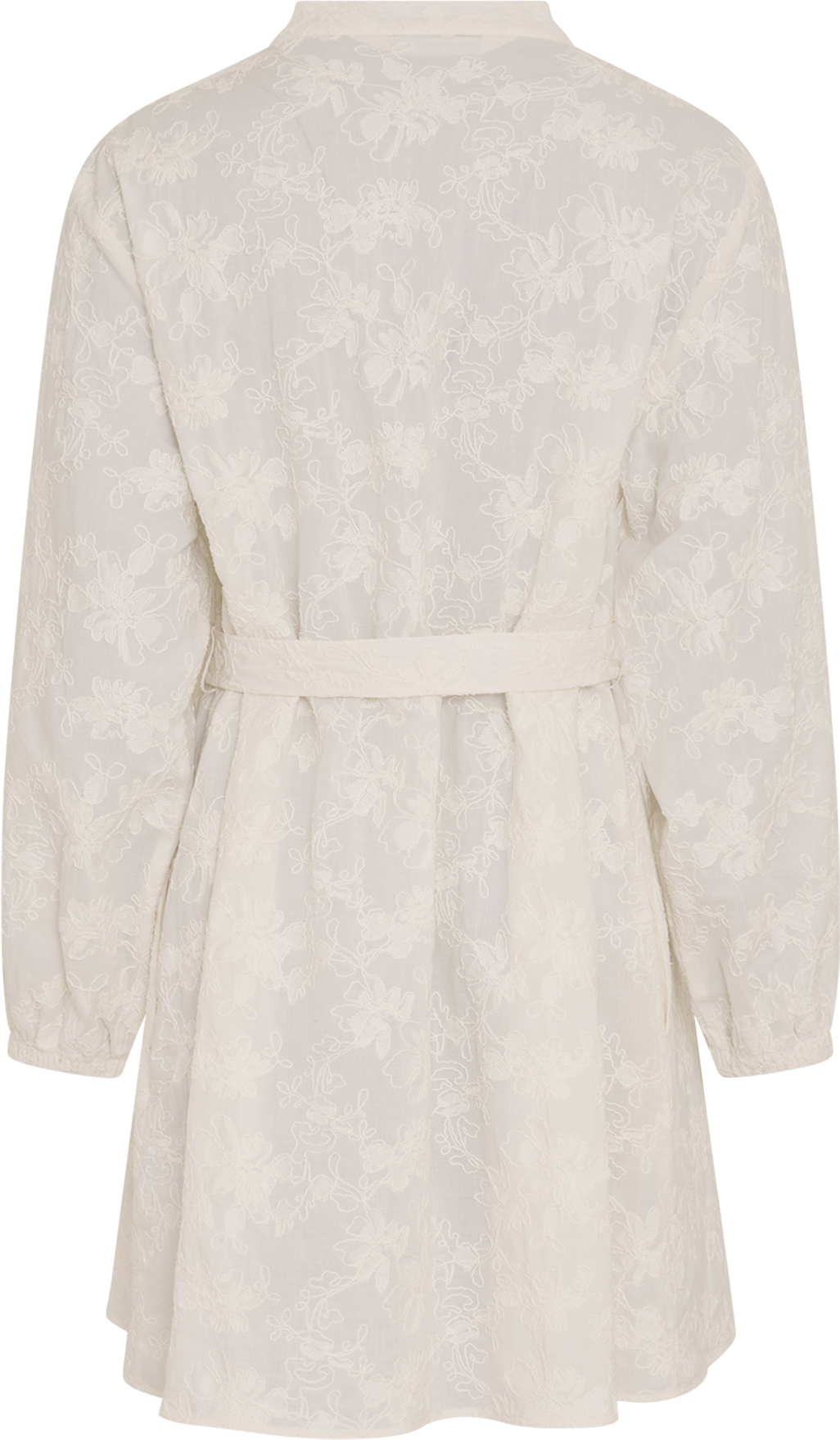 MSCHSylvia V Dress EMB – Egret, back