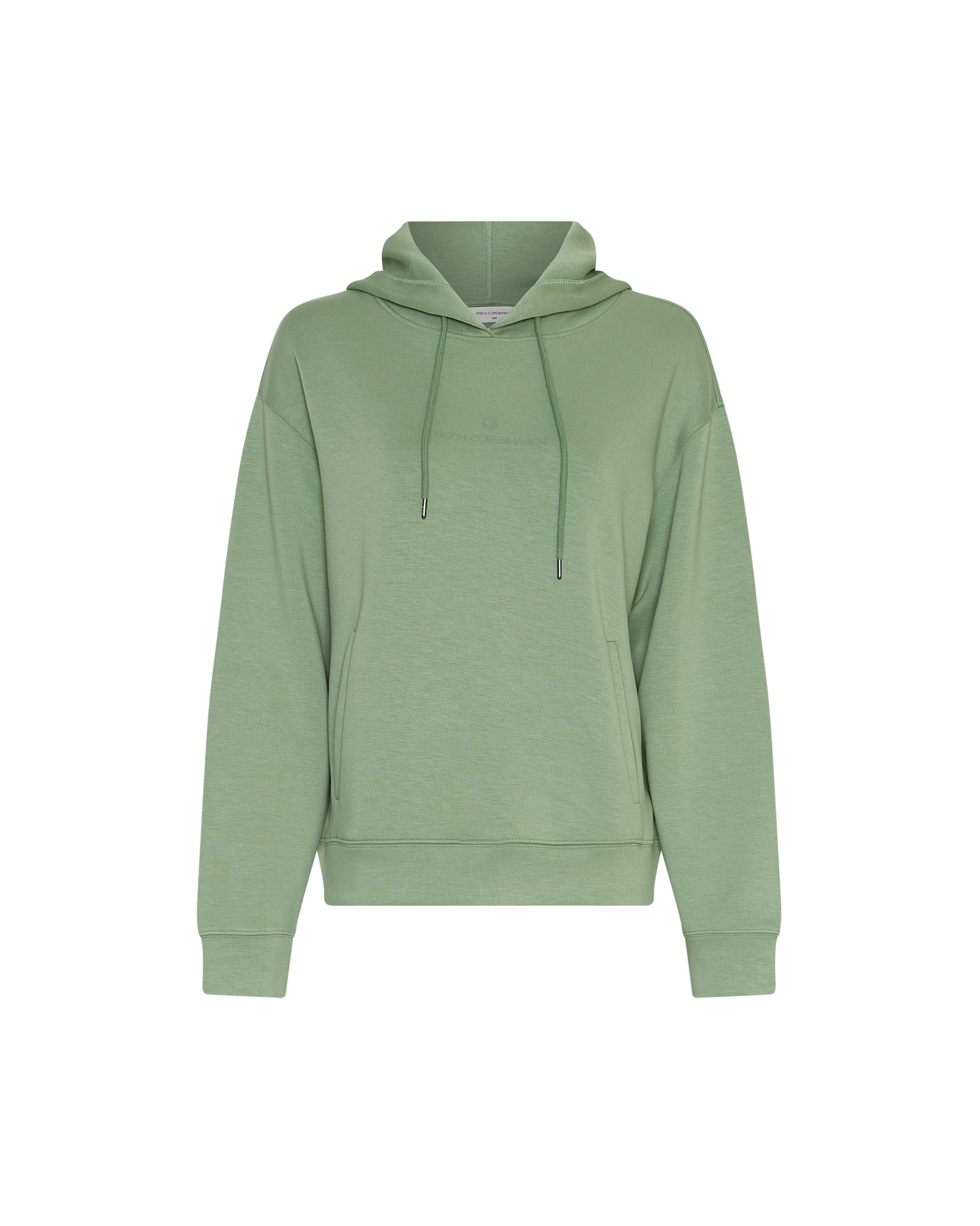 MSCHIma Q Icon Logo Hood Sweatshirt – Green Eyes, front