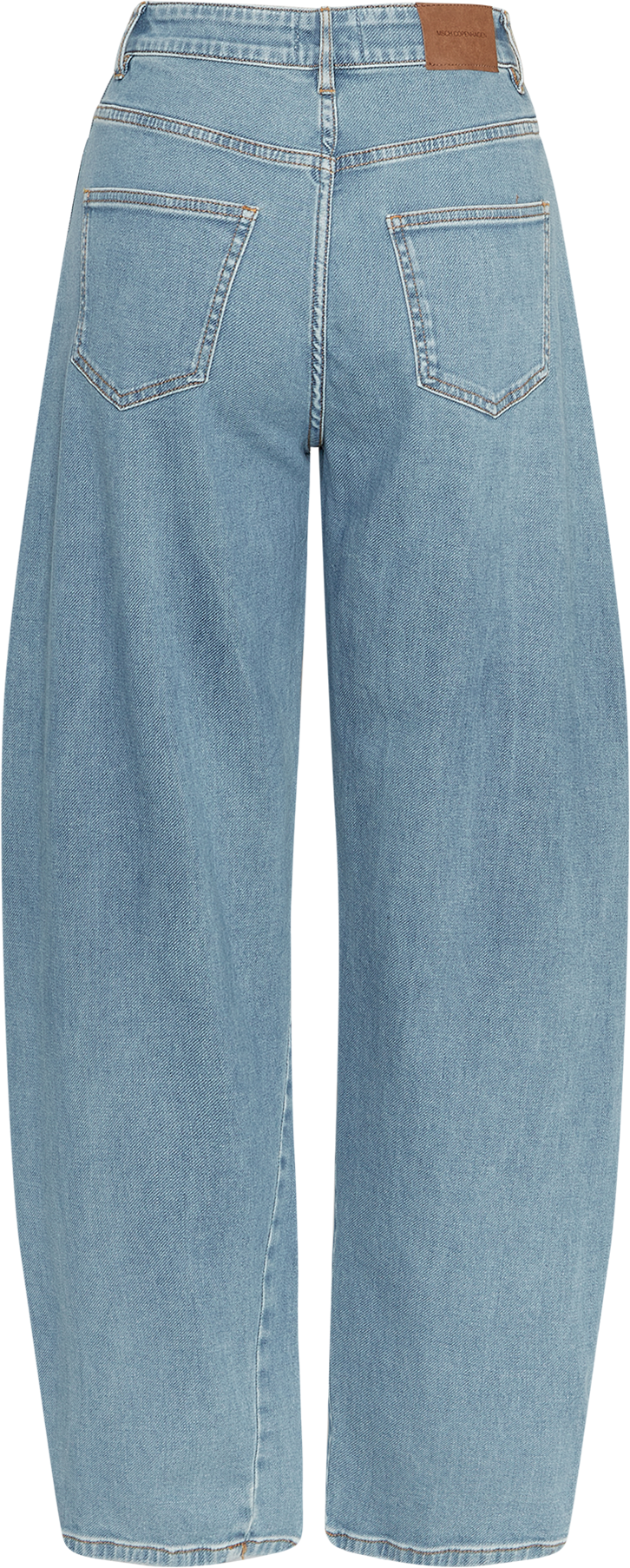 MSCHKobane Tua Barrel Jeans – Light Blue Washed, back