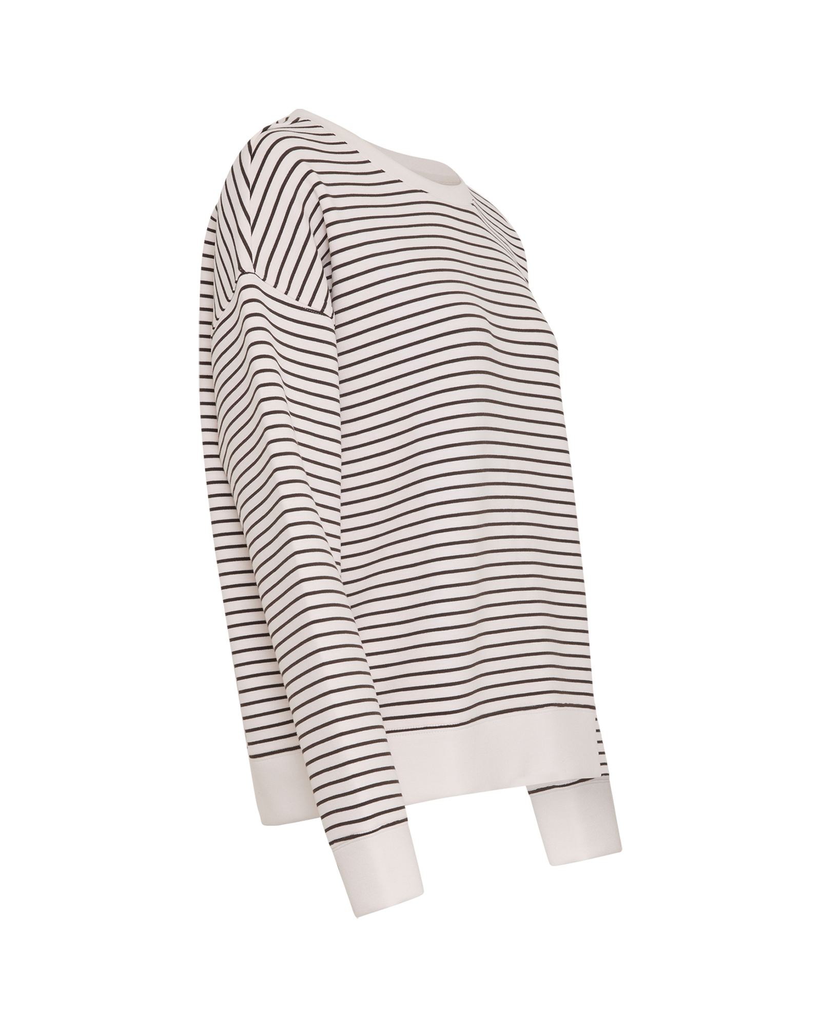 MSCHIma Q Sweatshirt STP – Egret / Delicioso, close-up