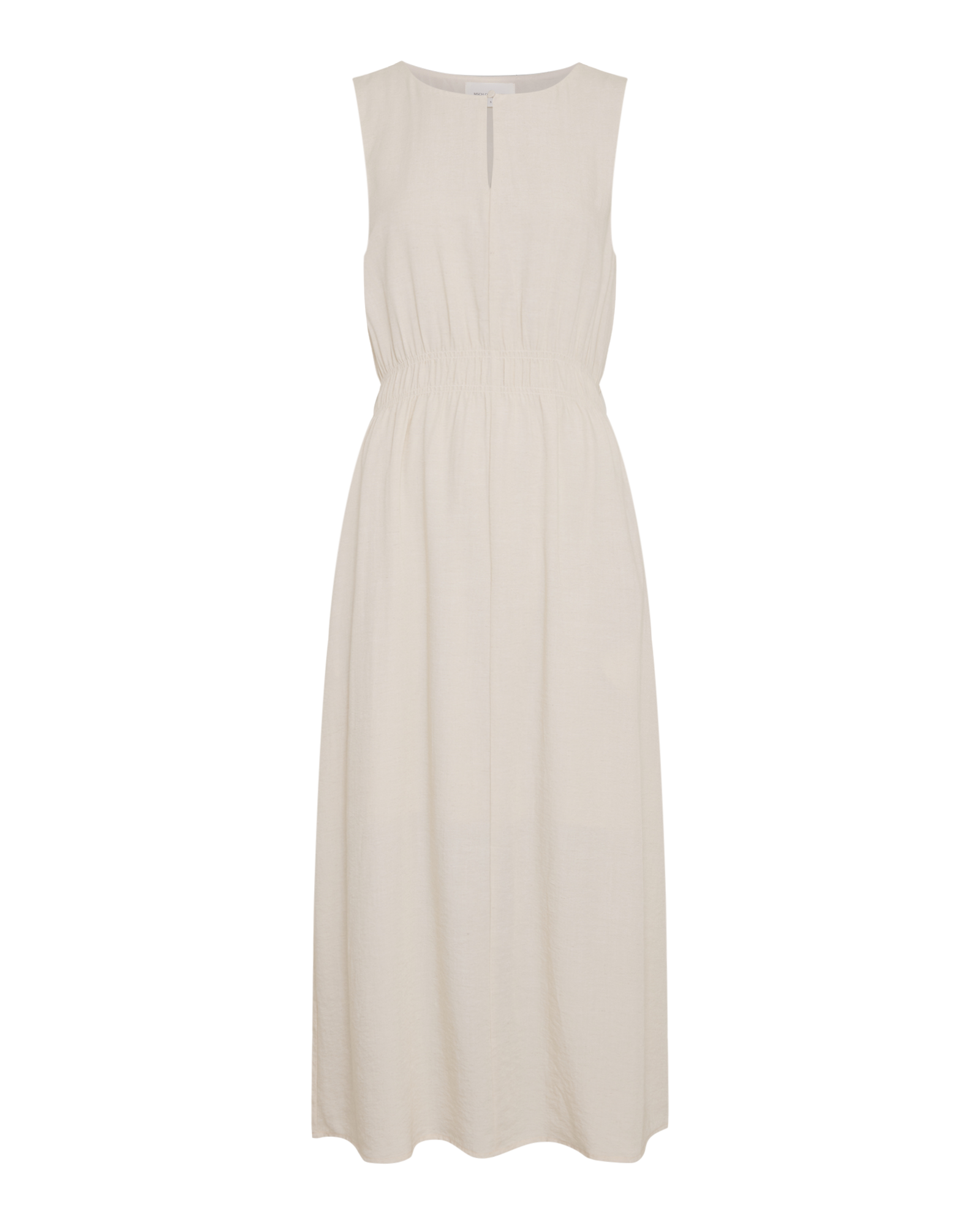 MSCHLilia Daria SL Dress – Sand Melange, front